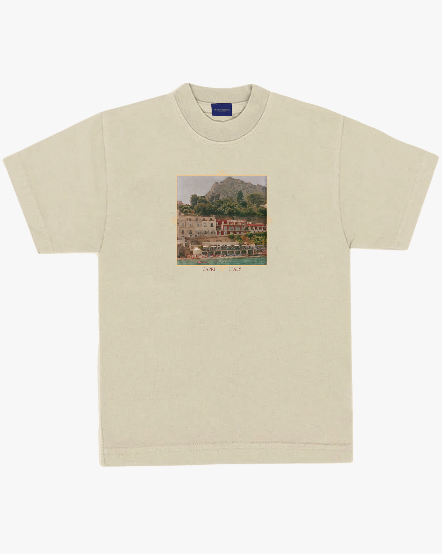 Pirate Capri Italy Tee (Cream)