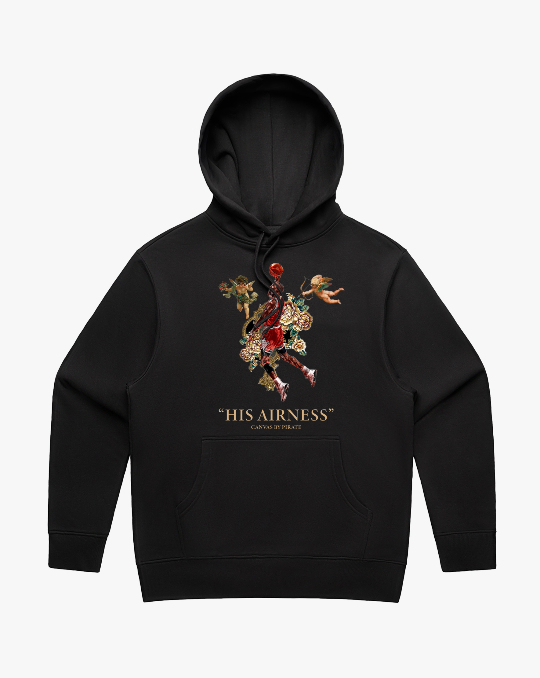 Pirate "His Airness" Angel Heavyweight Hoodie (72 Wins Edition)