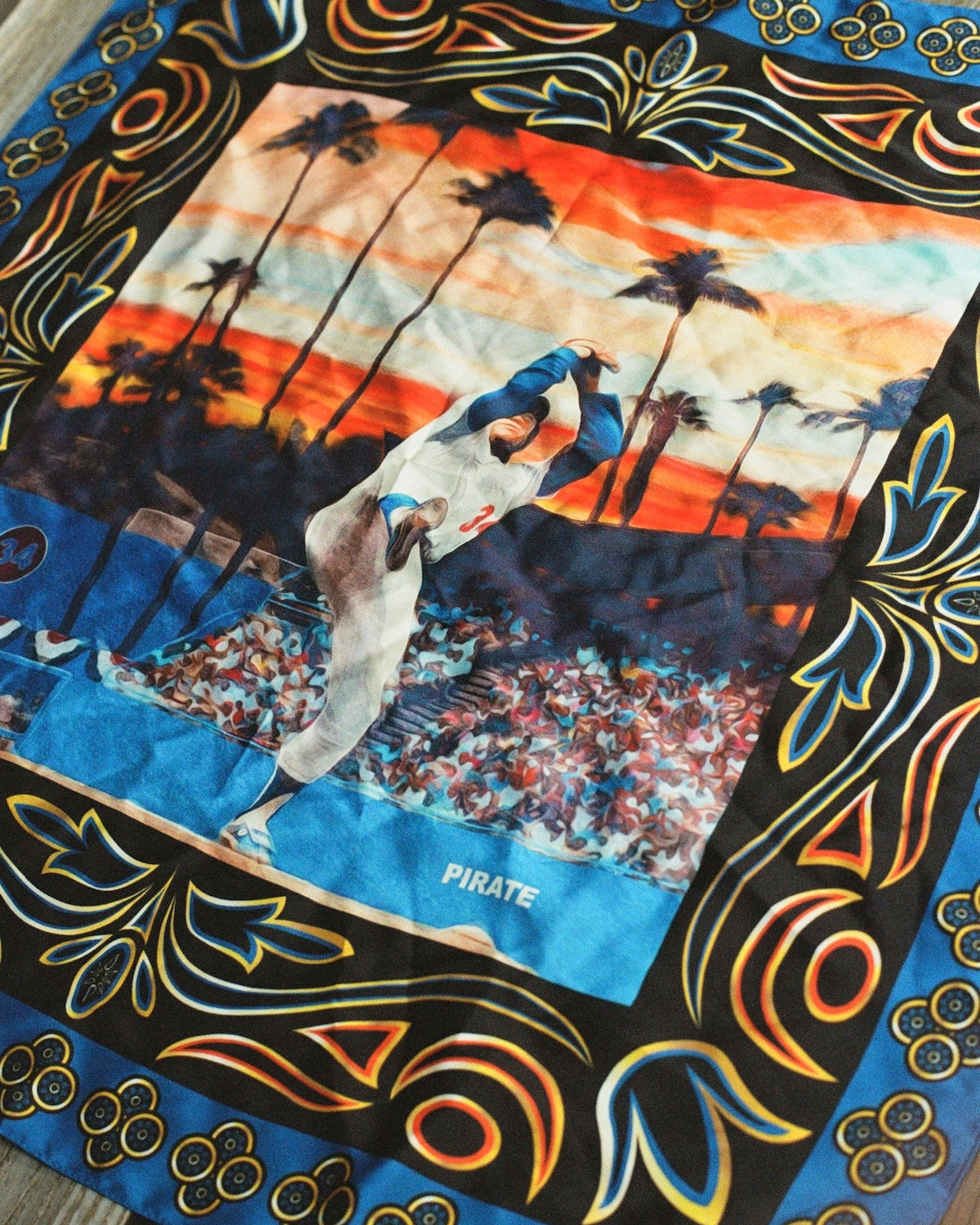 Pirate Valenzuela Silk Bandana