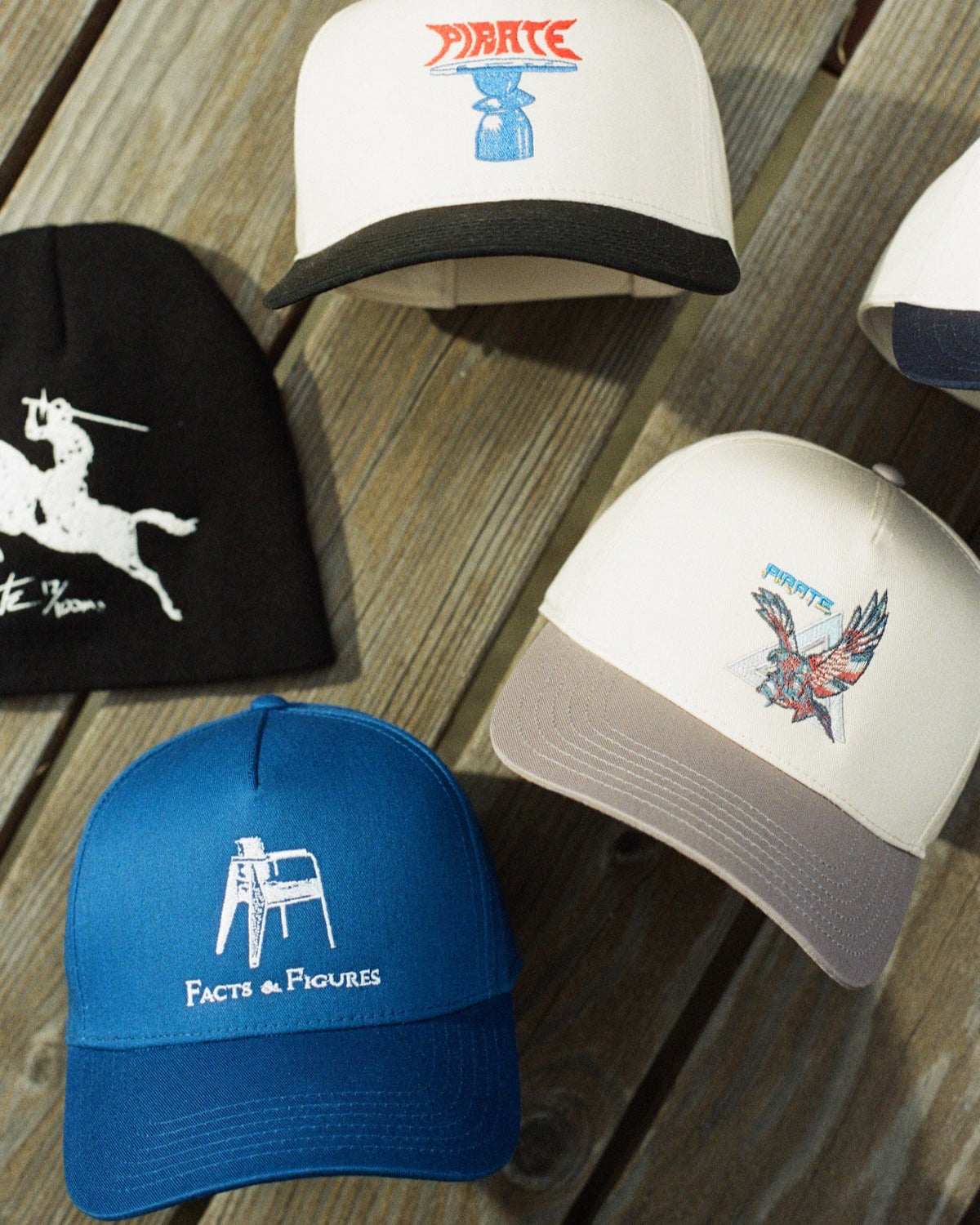 Pirate Facts & Figures Hat (Royal Blue)