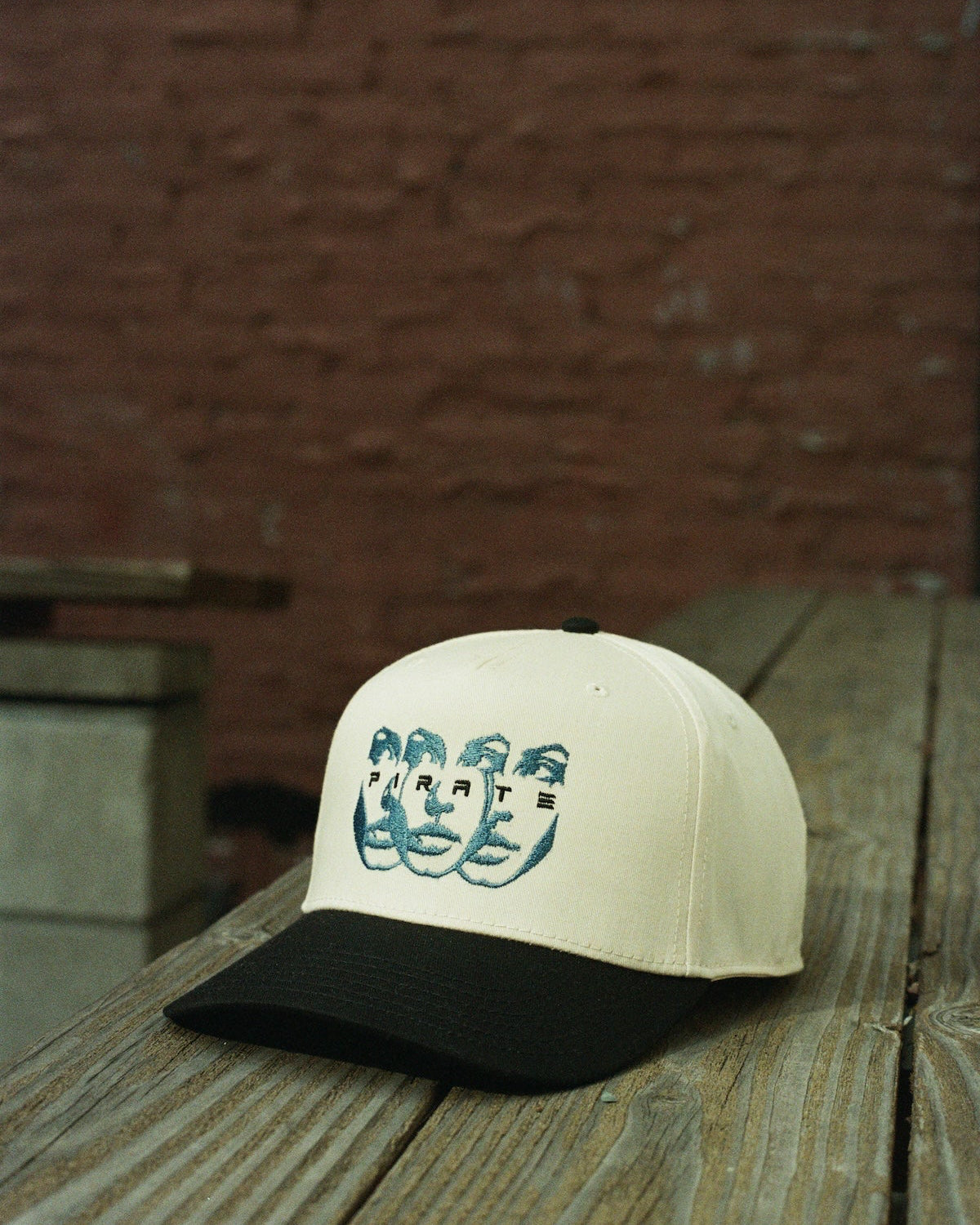 Pirate Faces Hat (Cream/Black)