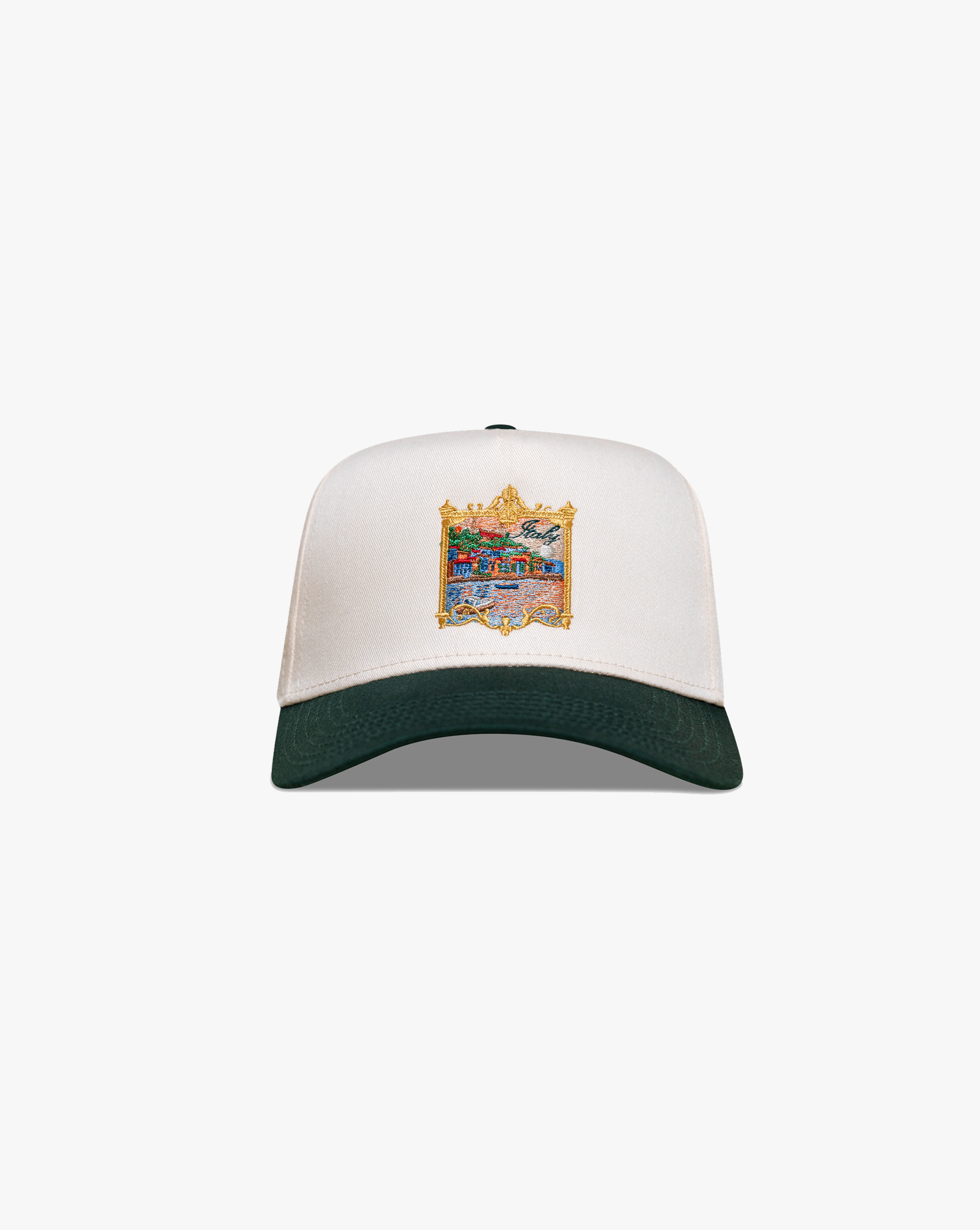 Pirate Italy Hat (Cream/Green)