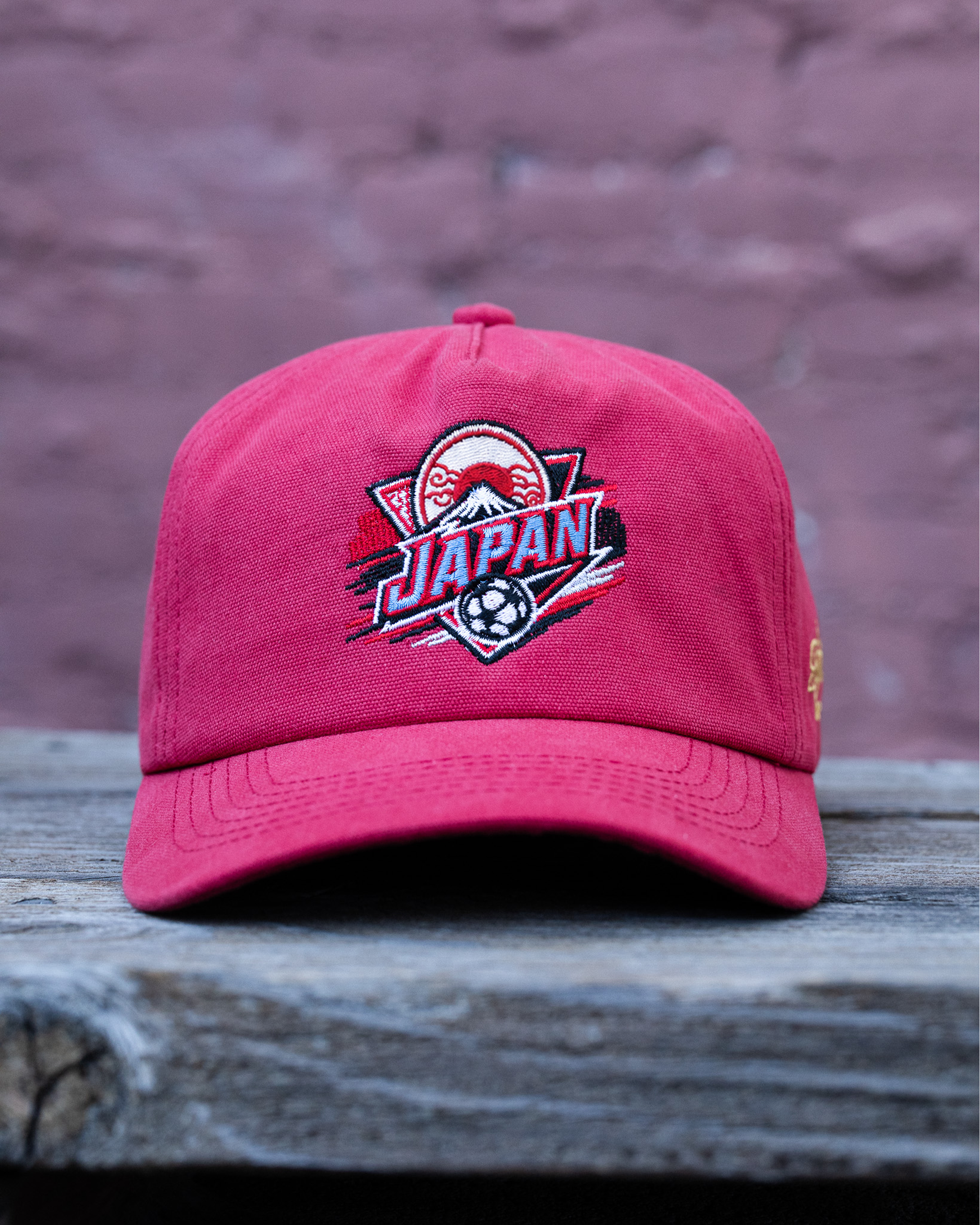 Japan Crest Vintage Hat (Red)