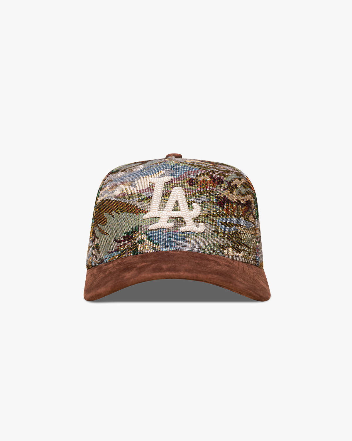 Pirate "LA" Chain Stitch Tapestry Hat (Multi-color, Clay)