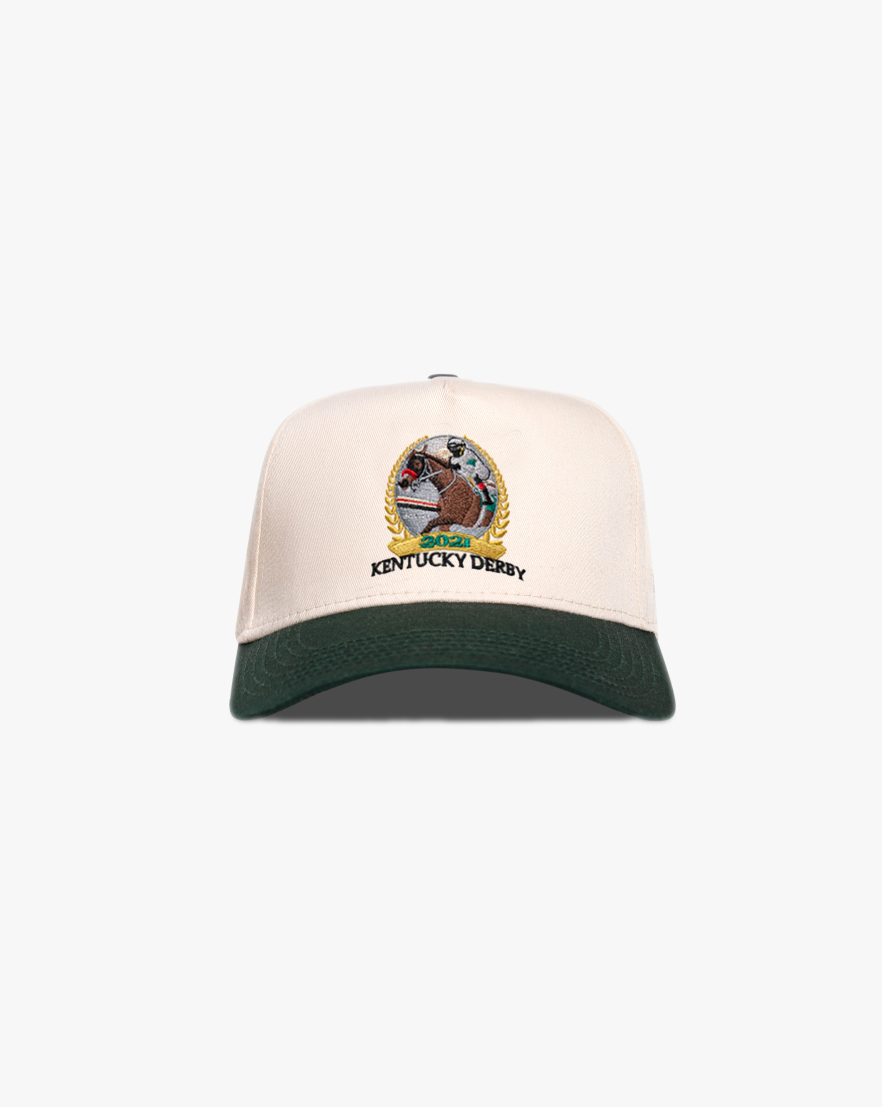 Pirate Kentucky Derby Churchill Downs Hat (Cream/Green)