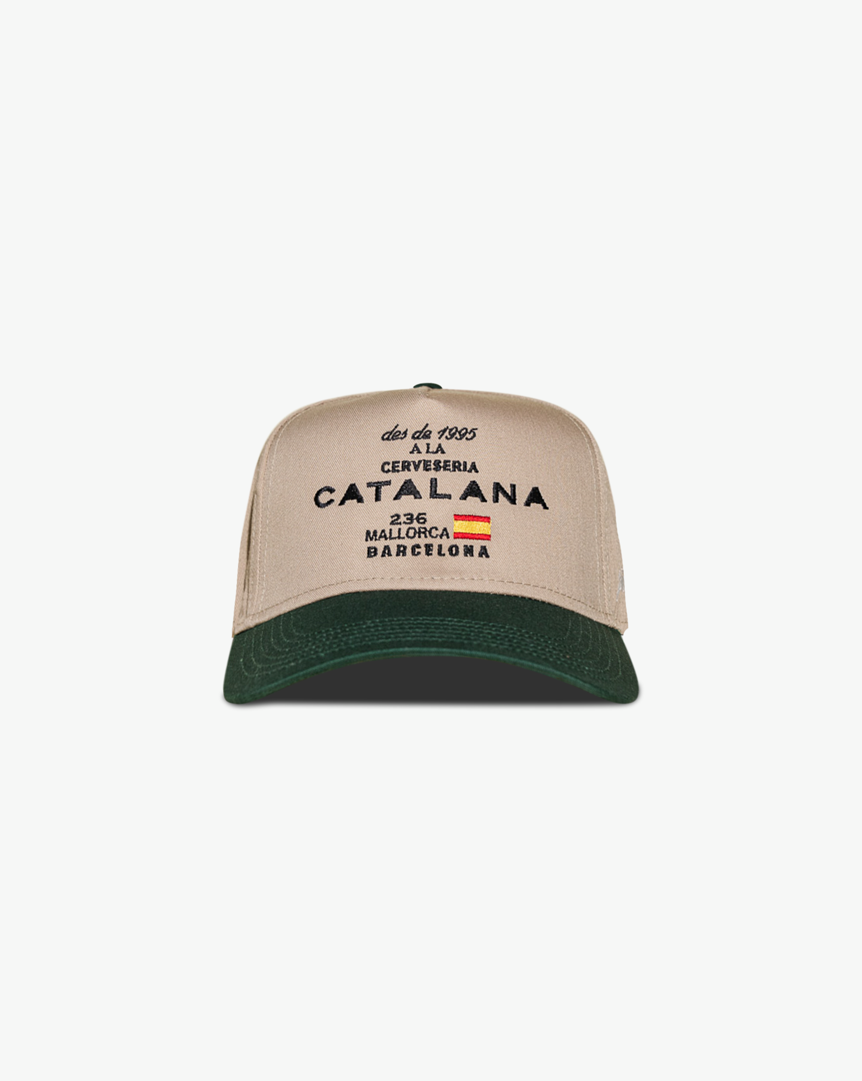 Pirate Barcelona Hat (Beige/Green)