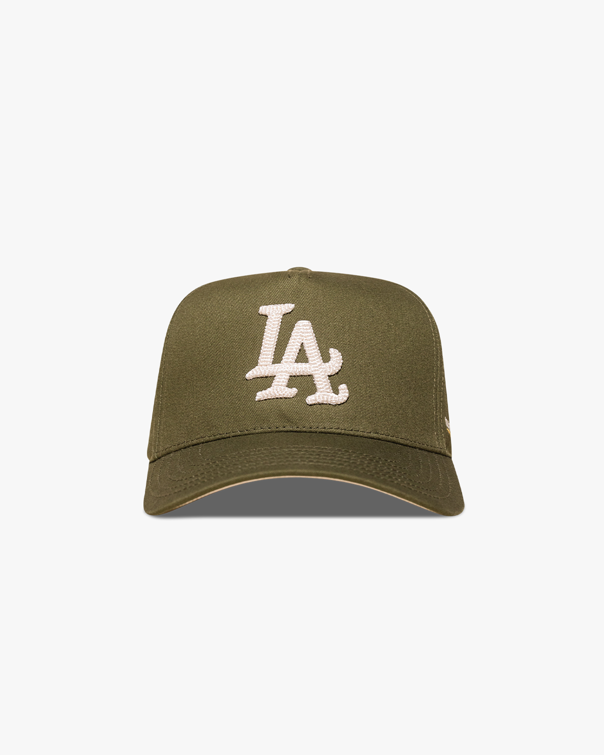 Pirate "LA" Chain Stitch Hat (Olive)