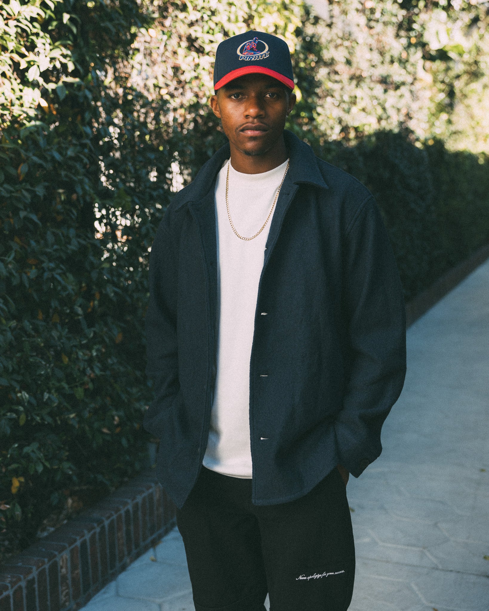 Pirate 2035 Hat (Navy/Red)