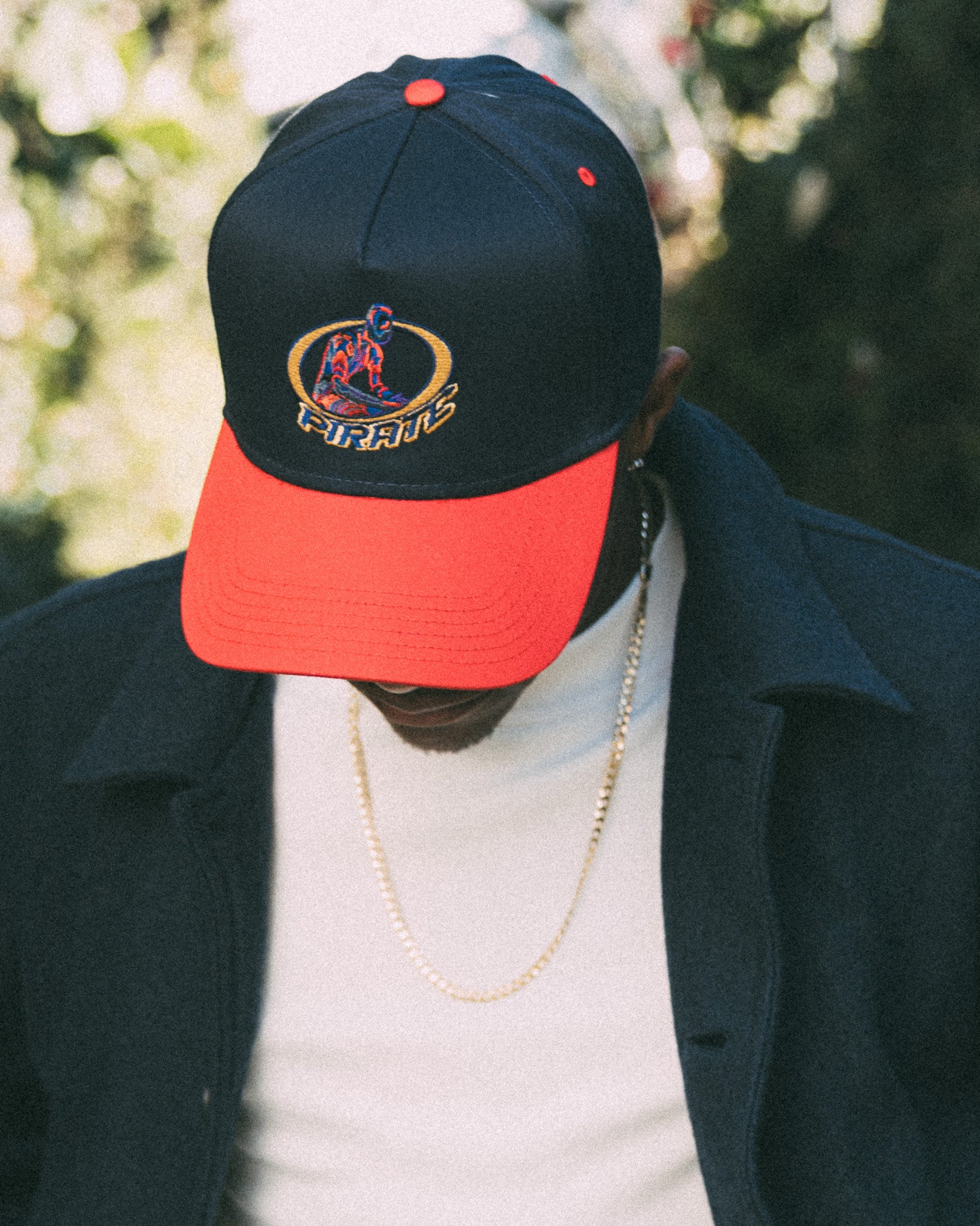 Pirate 2035 Hat (Navy/Red)