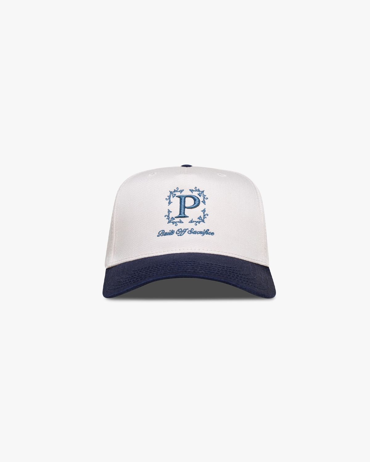 Pirate Built Off Sacrifice Hat (Cream/Navy)