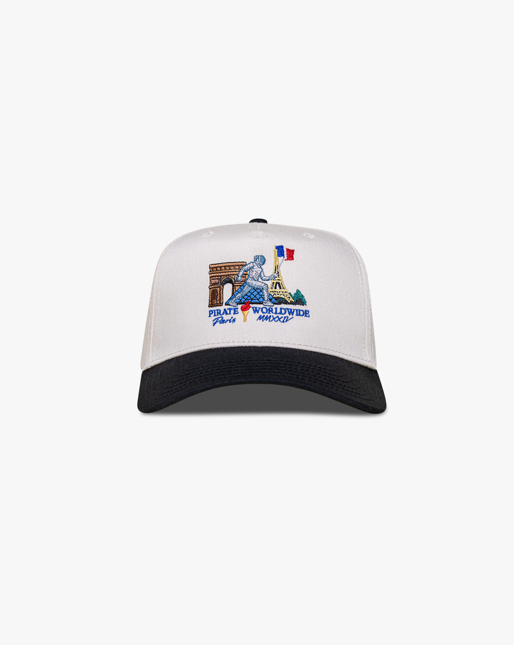 Pirate Paris Fencer Hat (Cream/Black)