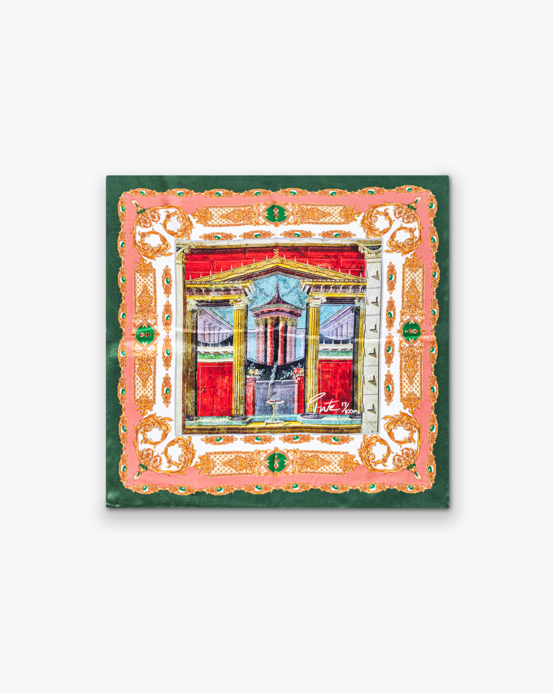 Pirate Pompeii Silk Bandana