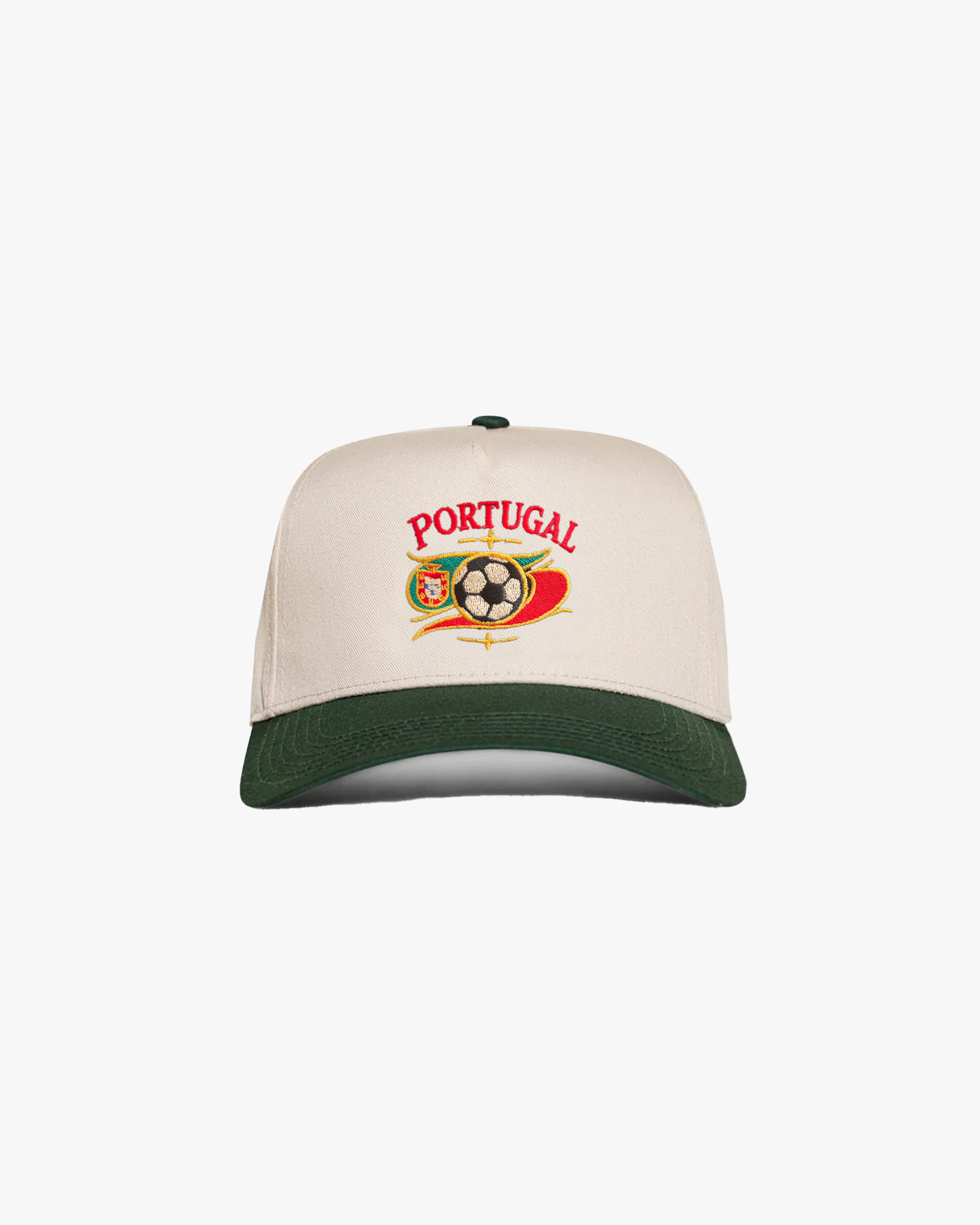 Portugal Crest Hat (Cream/Green)