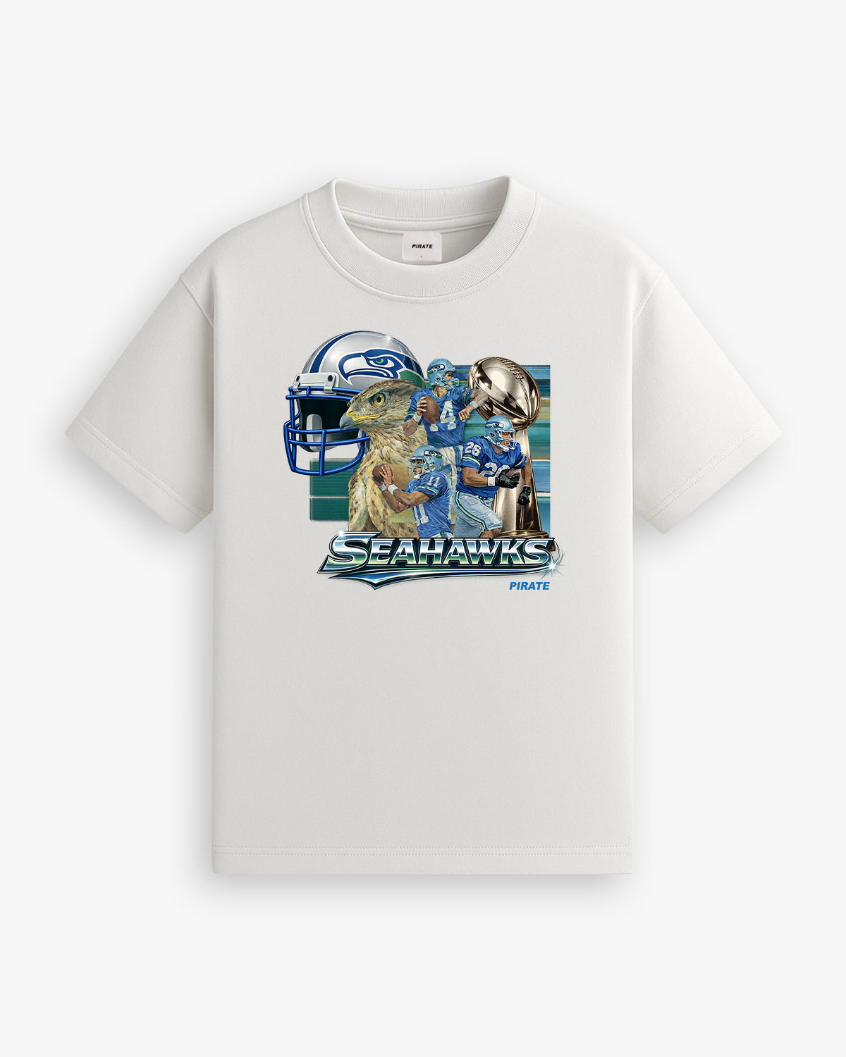 2026 Seahawks SB Tee (Off White)