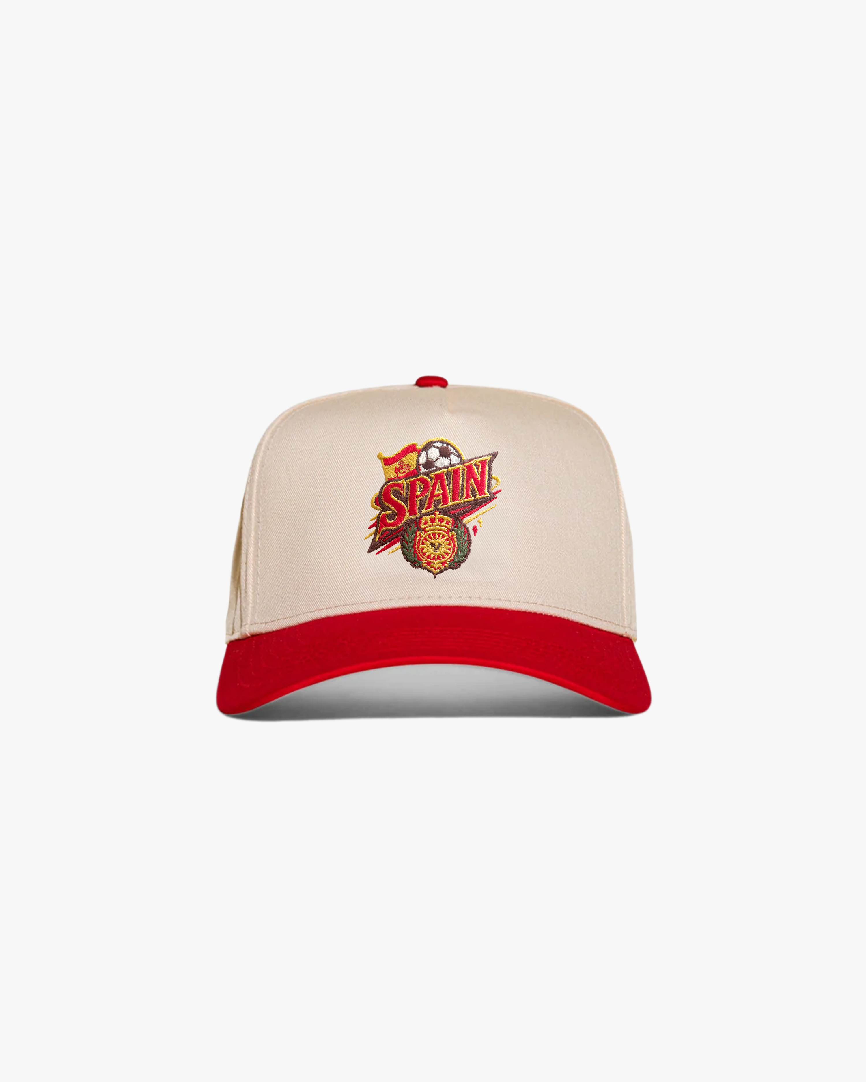 Spain Crest Hat (Cream/Red)