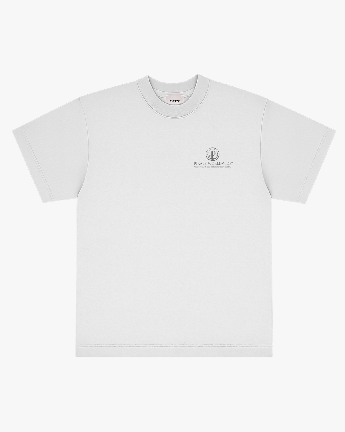 Pirate Everybody is Scared SS Tee (White)