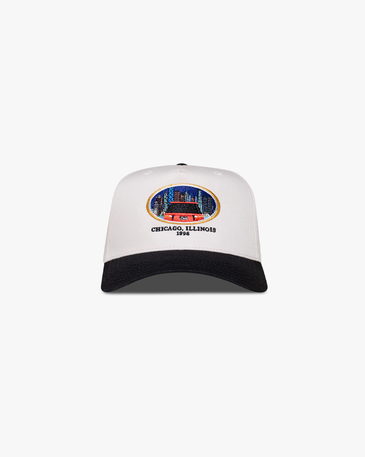 Pirate Two Trey Hat (Cream/Black)