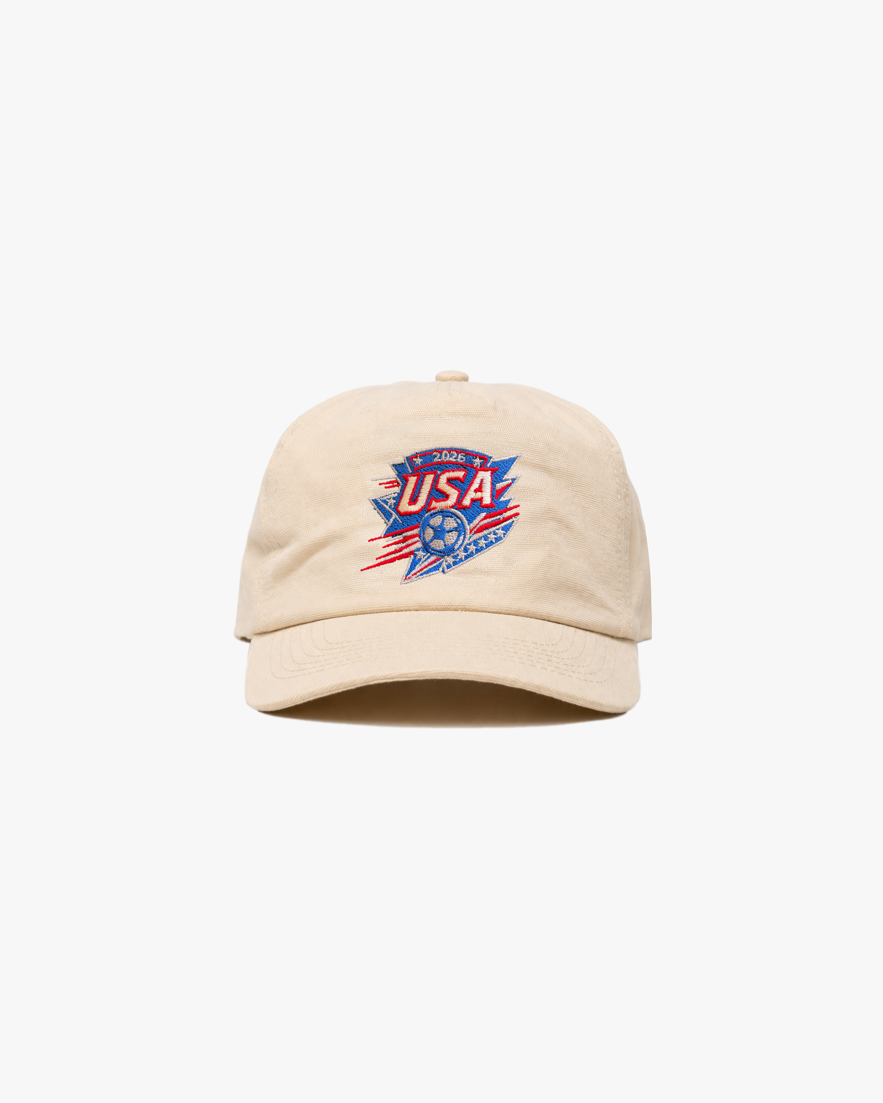 USA Crest Vintage Hat (Cream)
