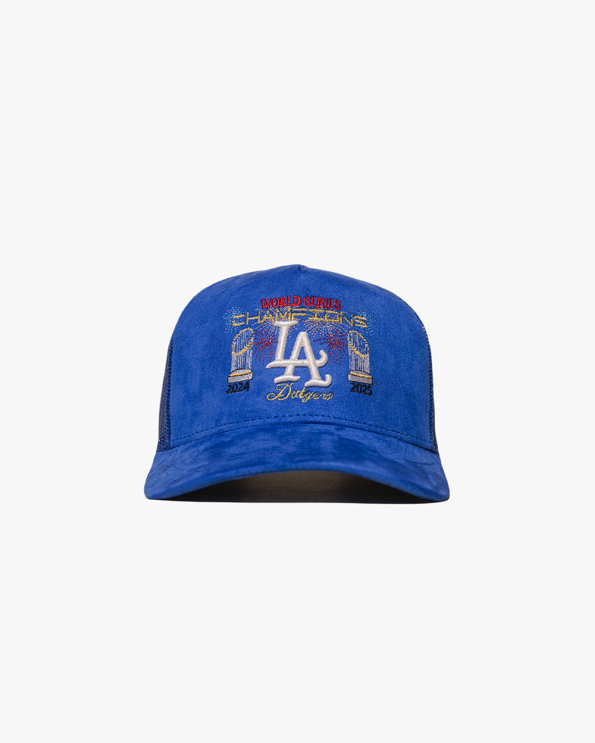 LA '25 Champions Trucker Hat (Dodger Blue)