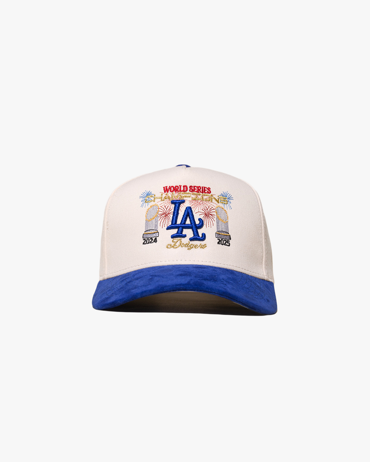 LA '25 Champions Hat (Cream/Dodger Blue)
