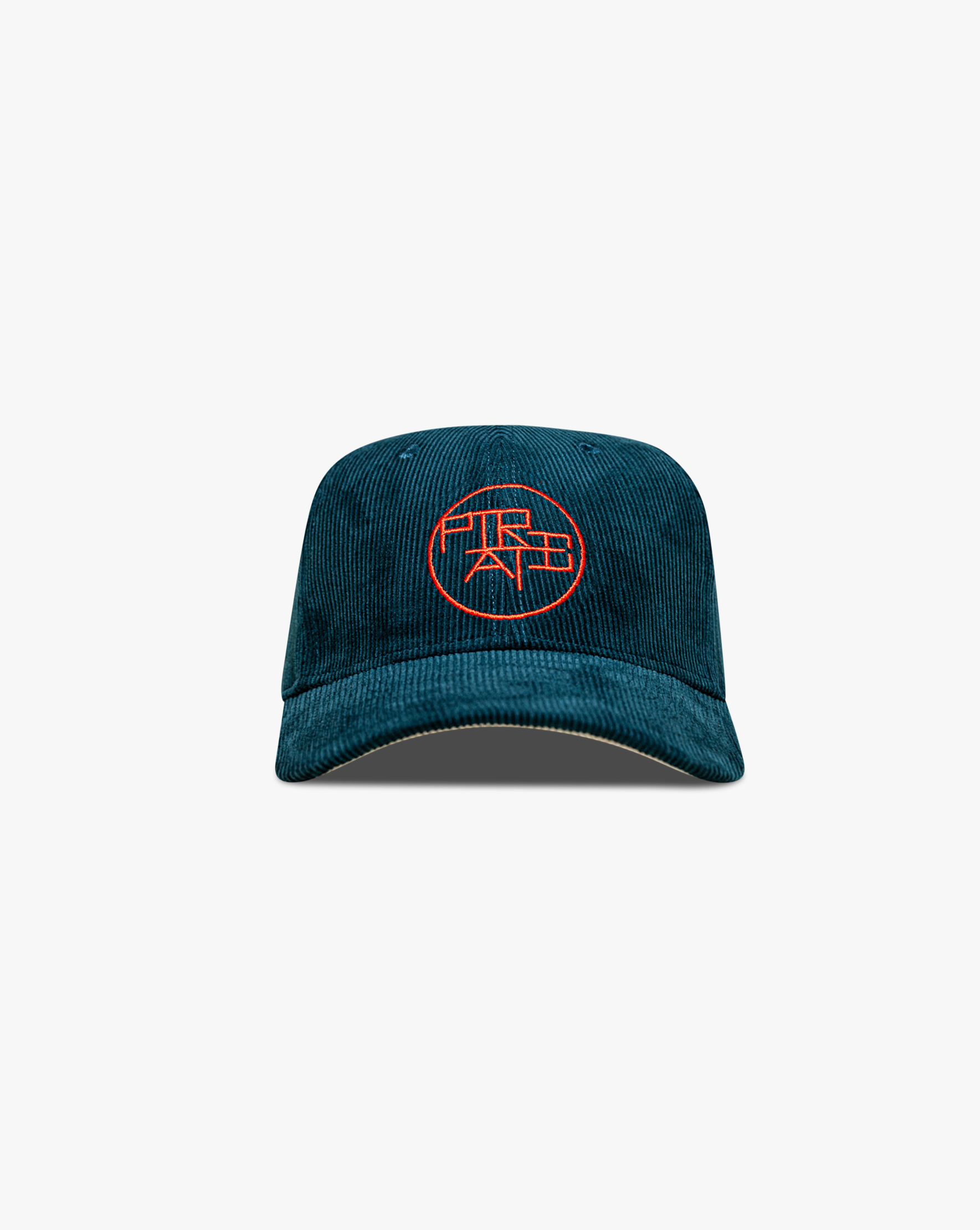 Pirate Circle Logo Corduroy Hat (Dark Green)
