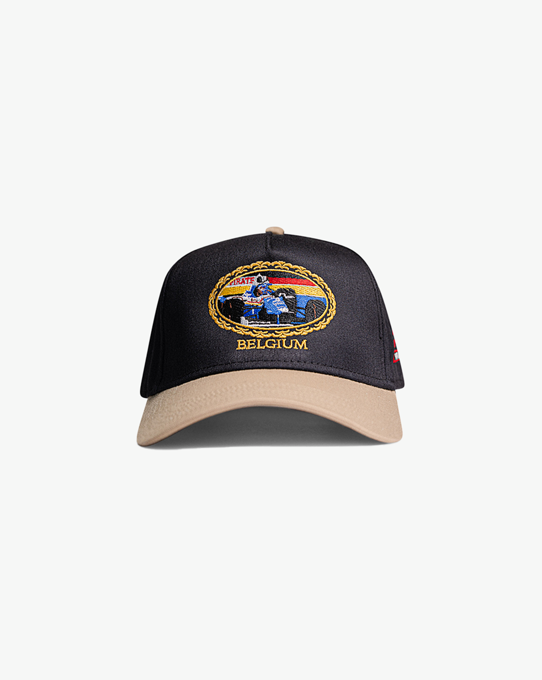 Pirate Belgium Racing Hat (Brown/Black)