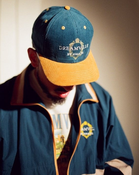 Dreamville by Pirate Corduroy Hat (Bluesteel/Harvest Gold)