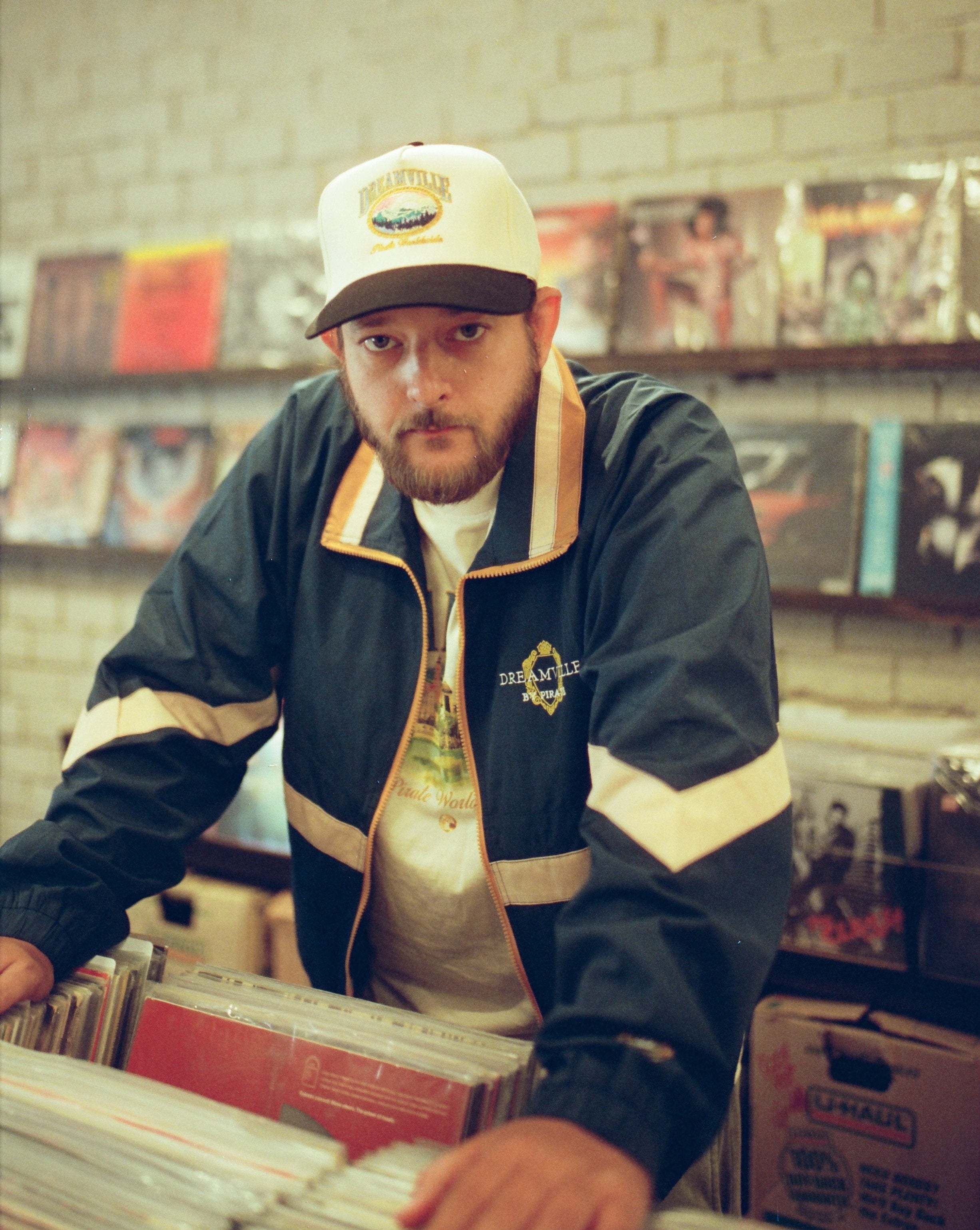 Dreamville by Pirate, Dreamville World Hat (Cream/Black)