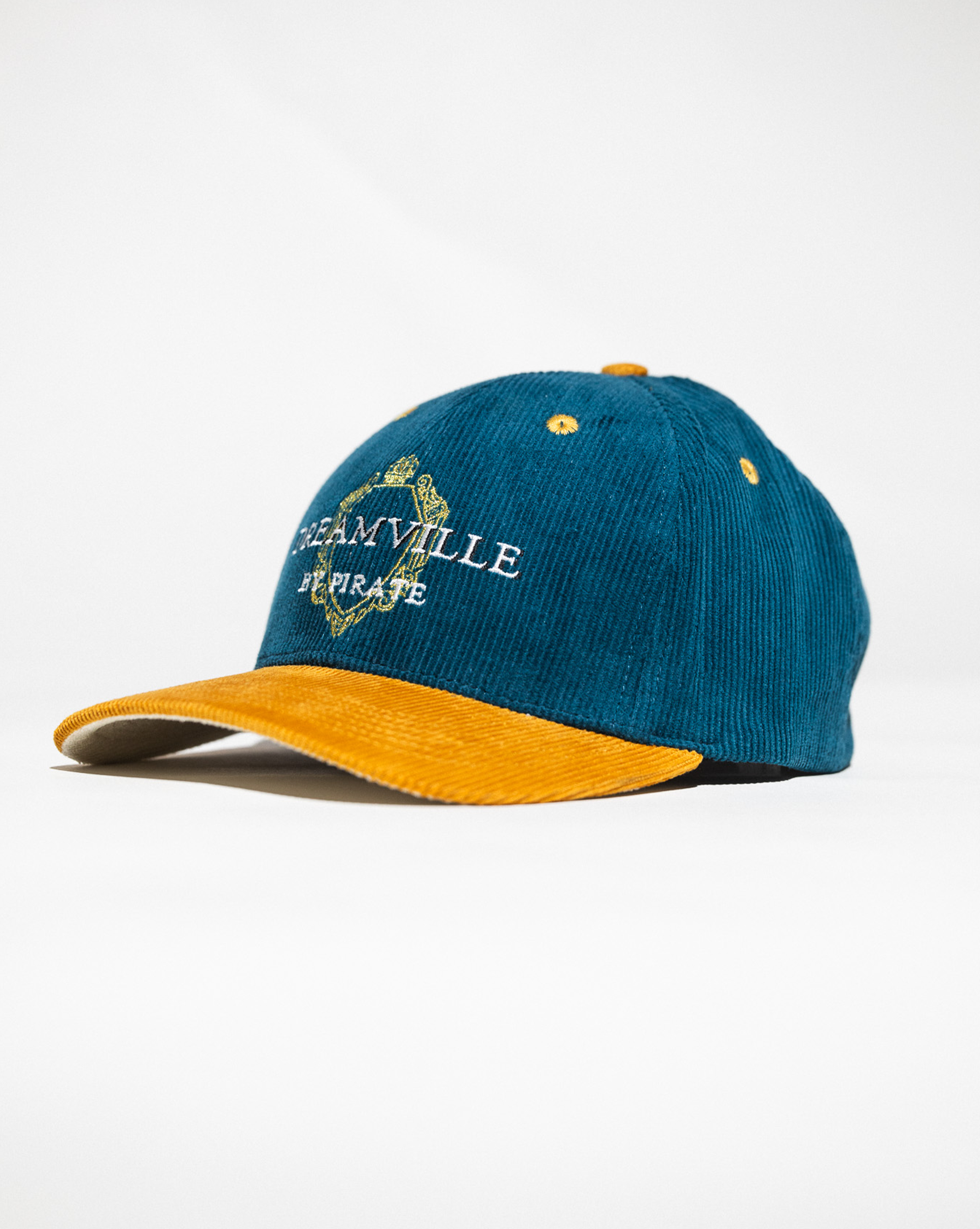 Dreamville by Pirate Corduroy Hat (Bluesteel/Harvest Gold)