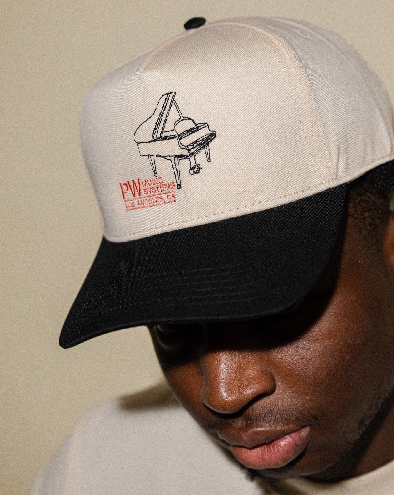 Pirate Piano Systems Hat (Cream/Black)