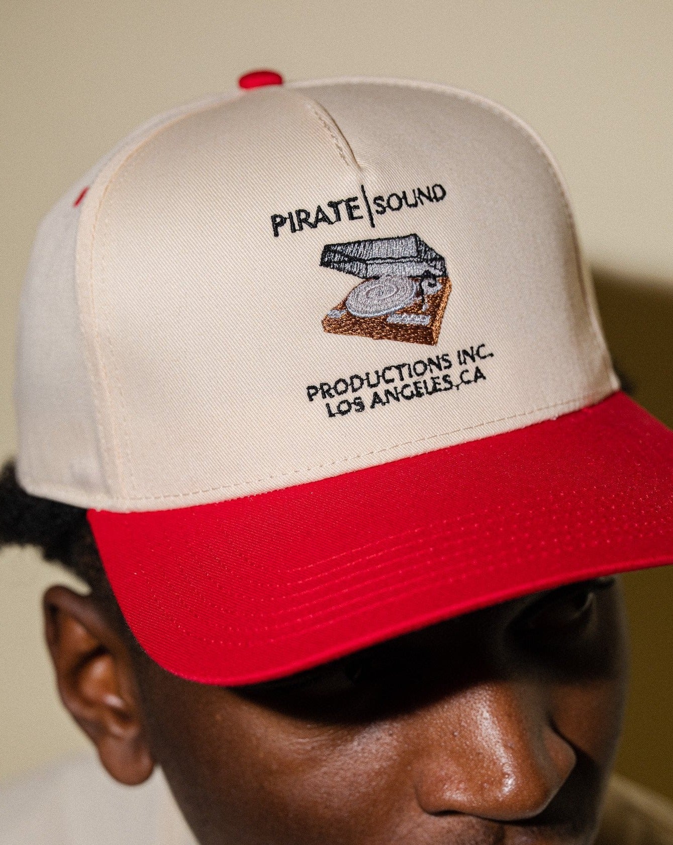 Pirate Sound Productions Hat (Cream/Red)