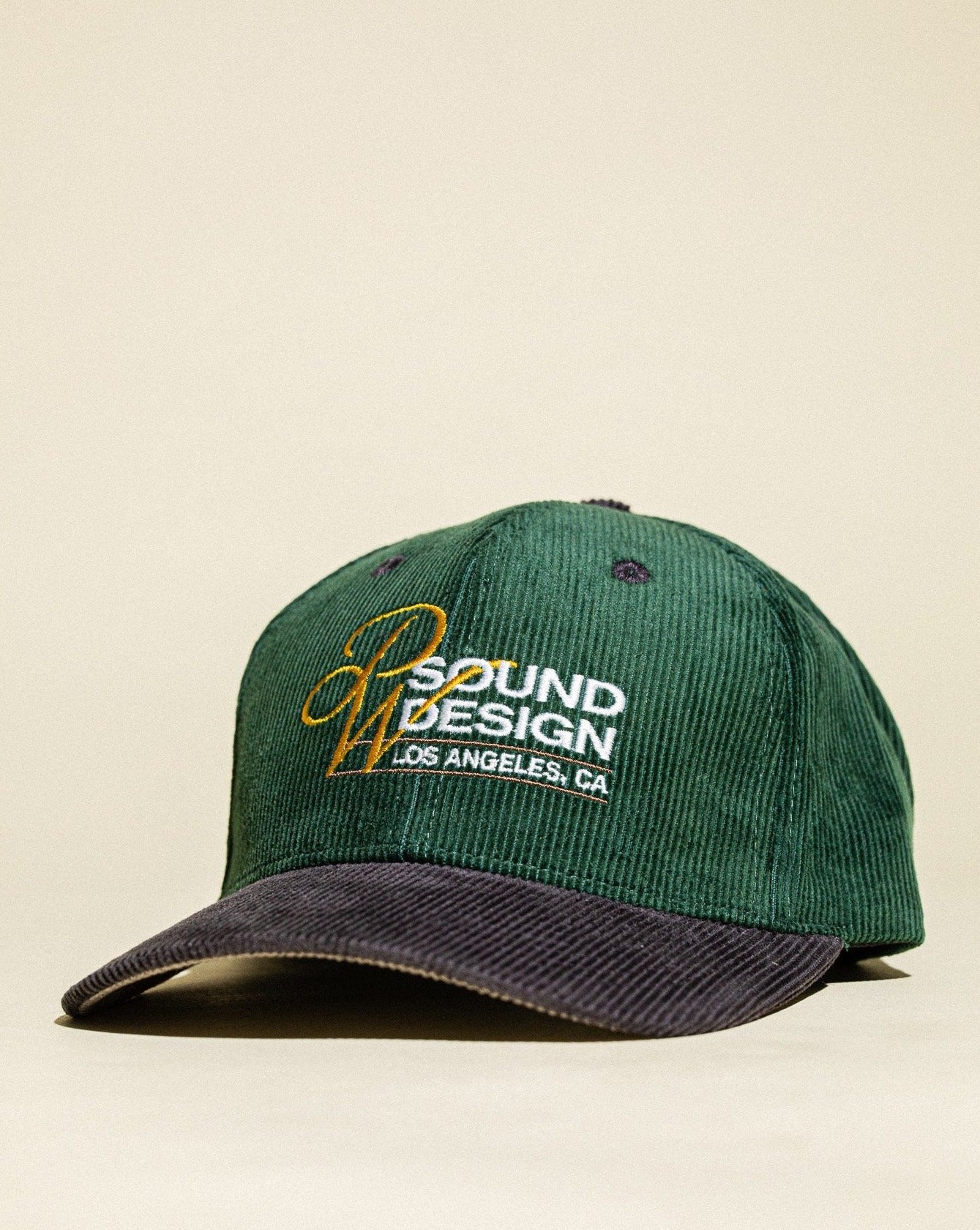 Pirate Sound Design Corduroy Hat (Green/Black)