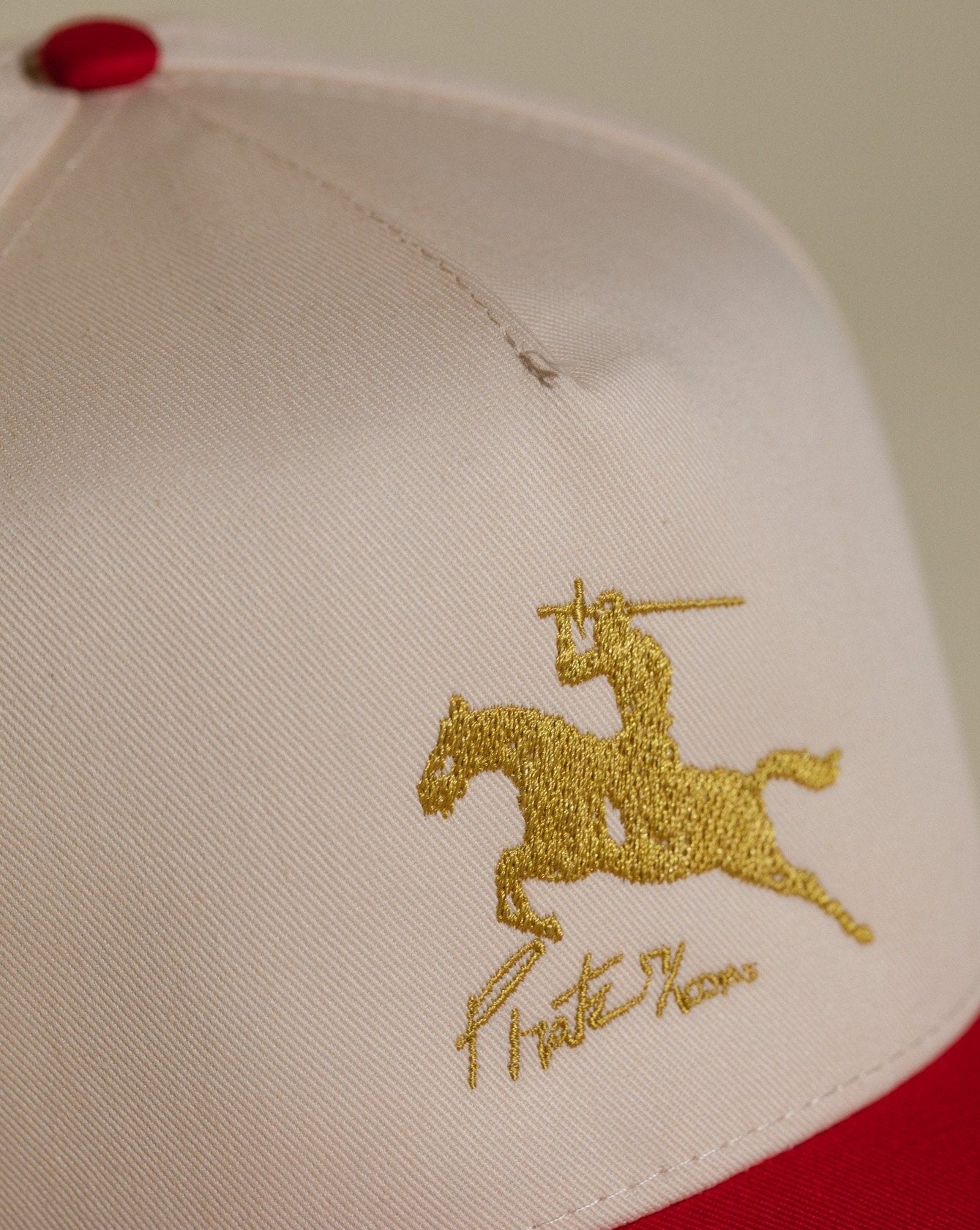 Pirate By Any Means Hat (Cream/Red)