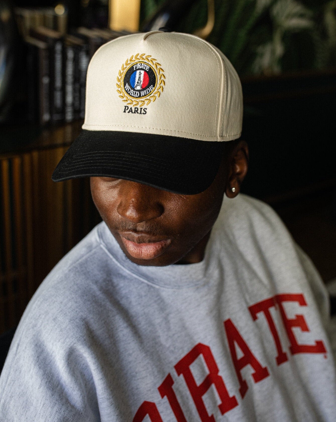 Pirate Paris Hat (Cream/Black)