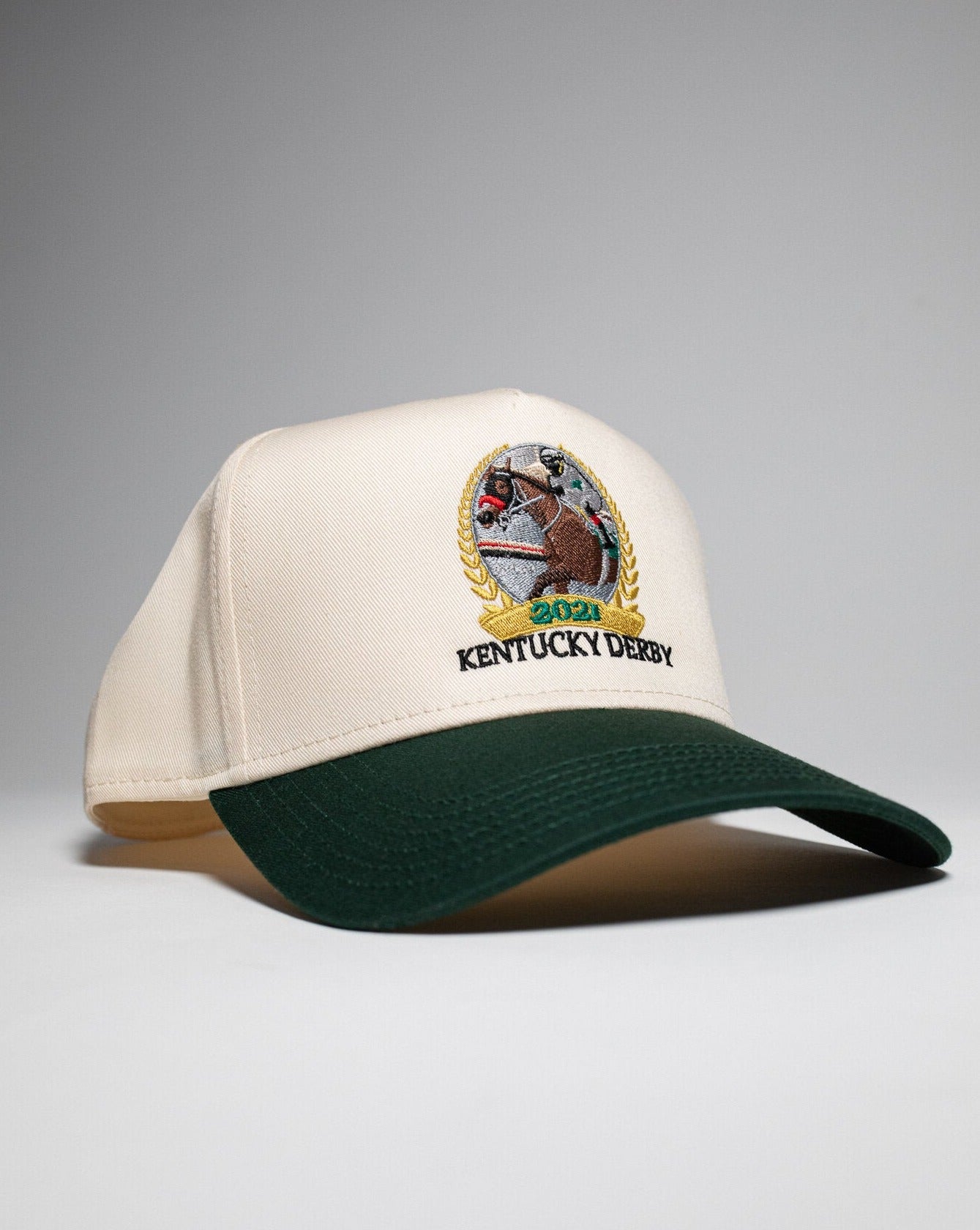 Pirate Kentucky Derby Churchill Downs Hat (Cream/Green)