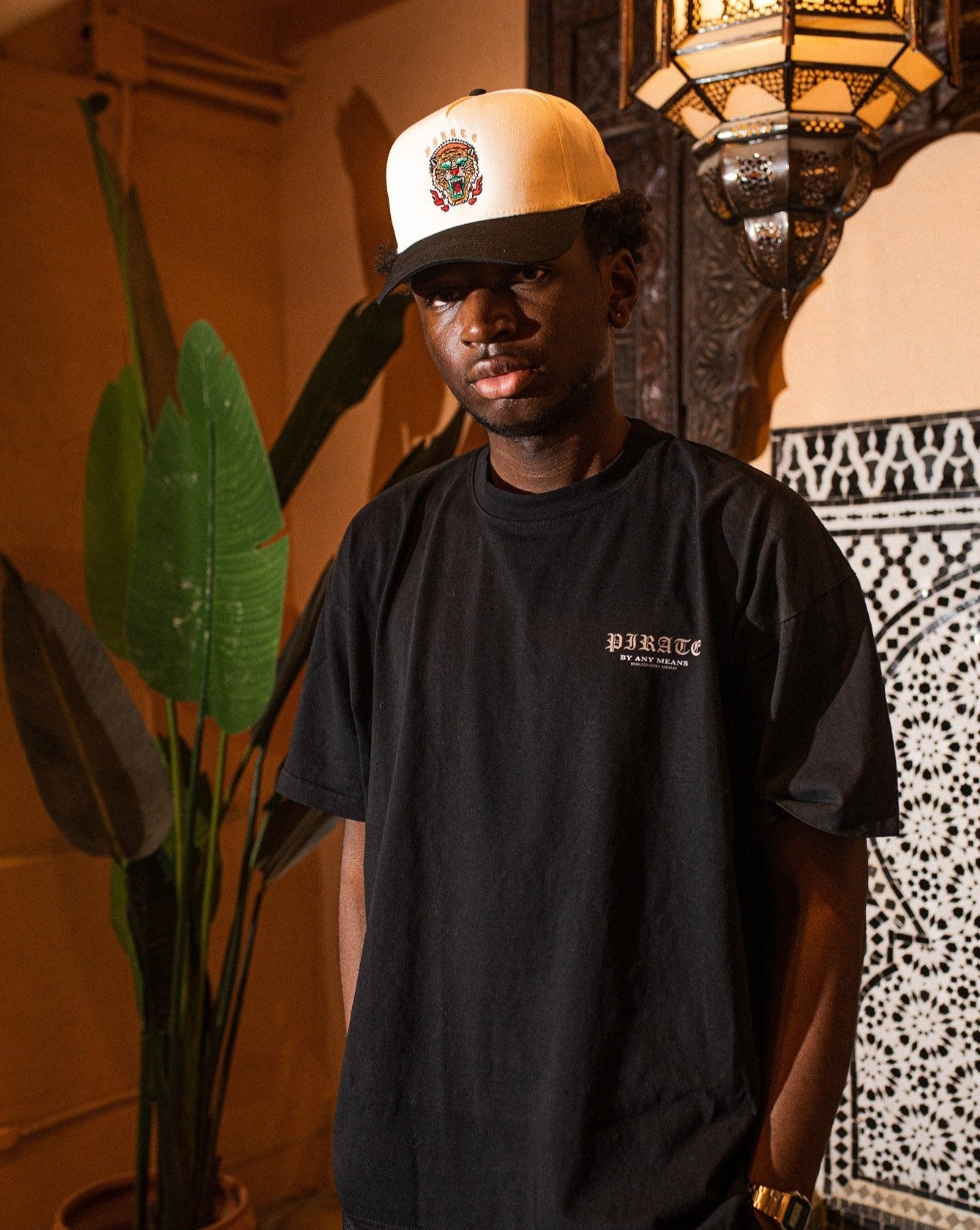 Pirate Animal Instinct Hat (Cream/Black)