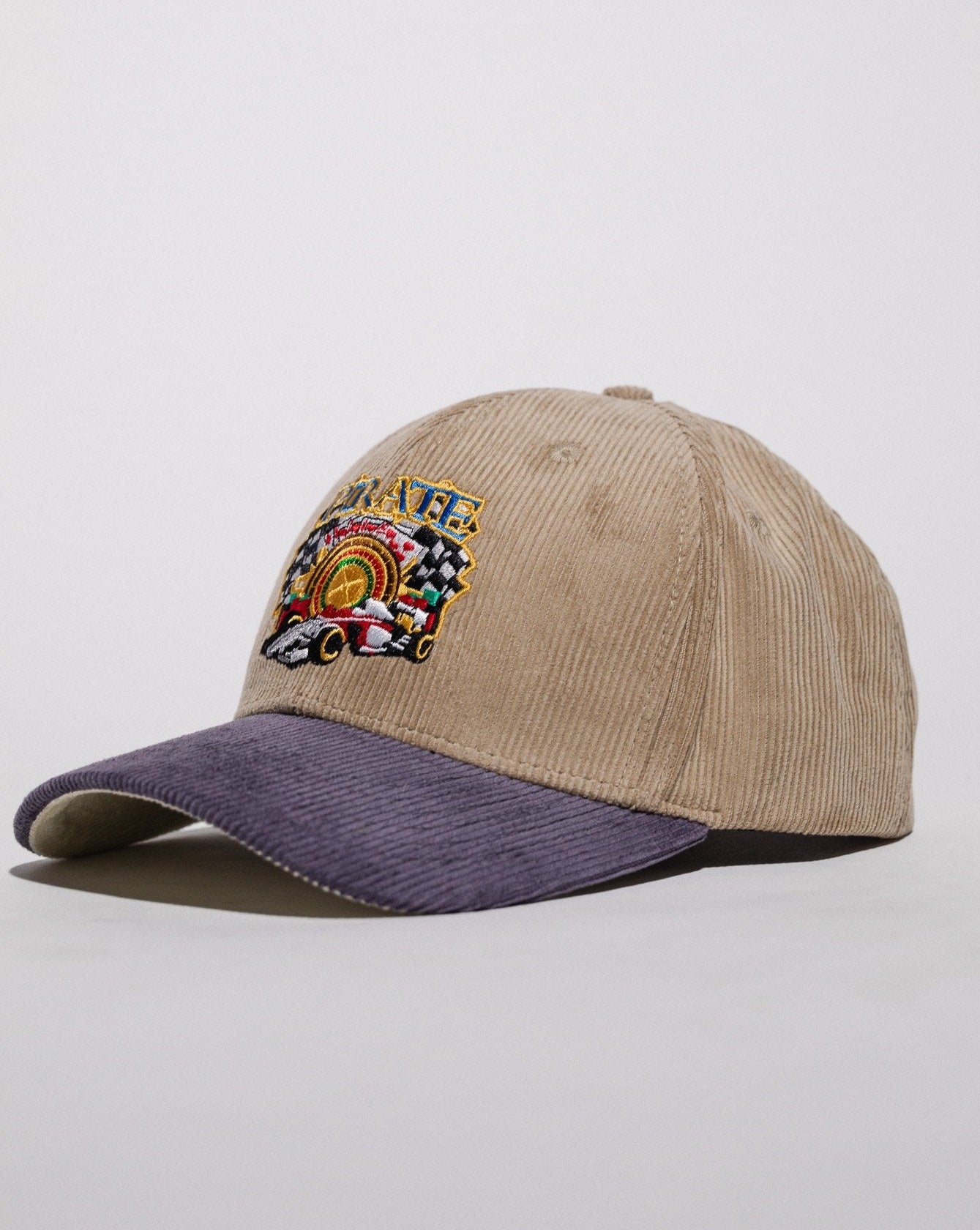 Pirate Racing Roulette Corduroy Hat (Beige/Oyster)