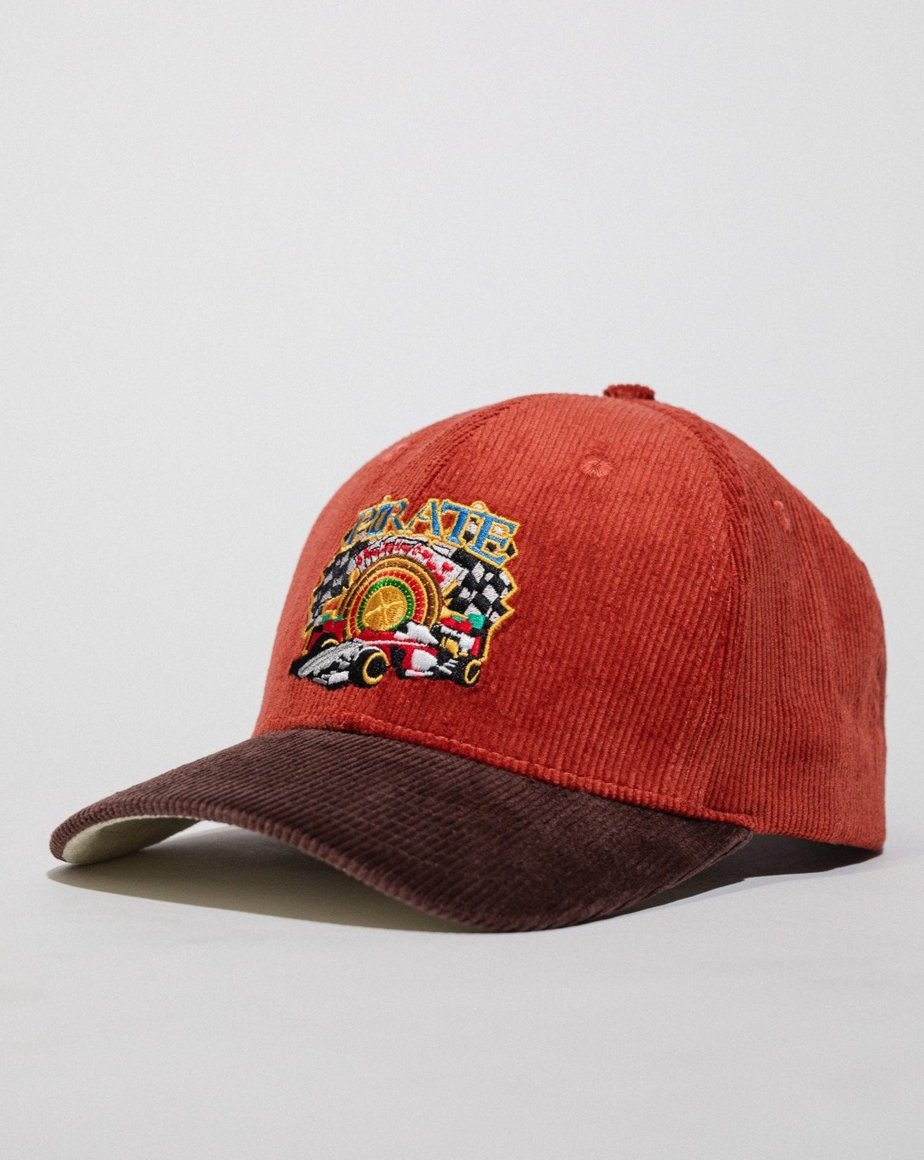 Pirate Racing Roulette Corduroy Hat (Clay/Wood)