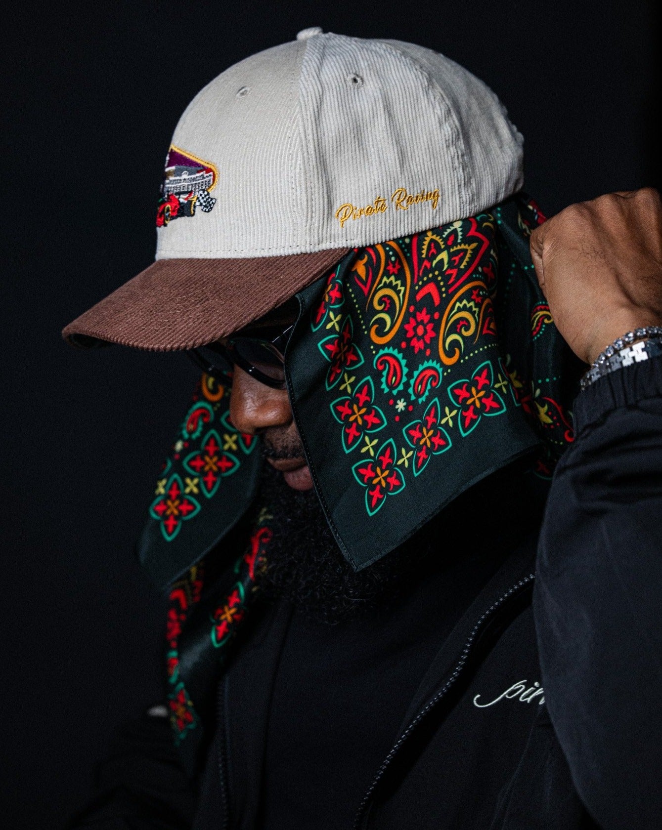Pirate Racing "La Corsa" Silk Bandana