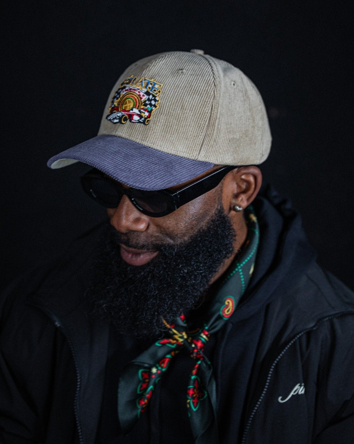 Pirate Racing Roulette Corduroy Hat (Beige/Oyster)
