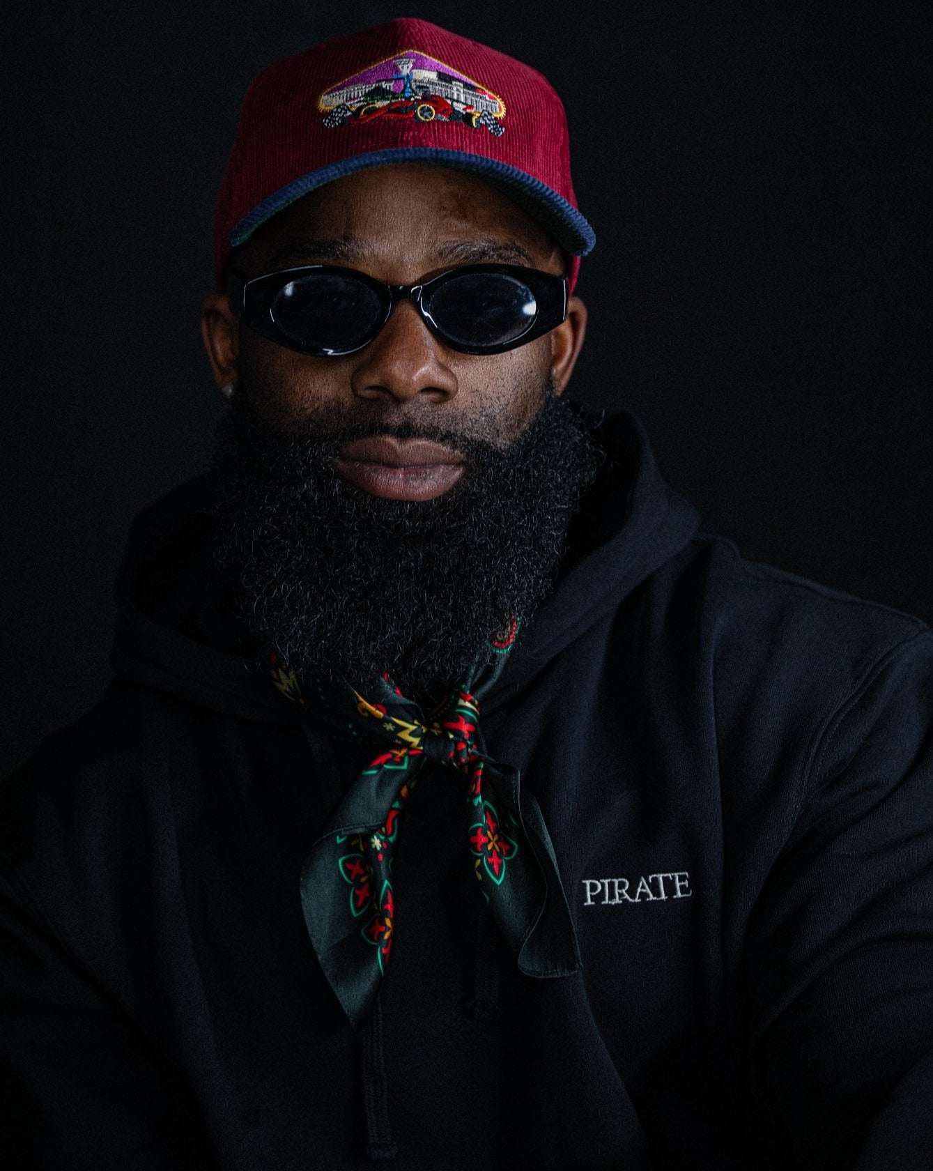 Pirate Racing All In Corduroy Hat (Velvet/Navy)