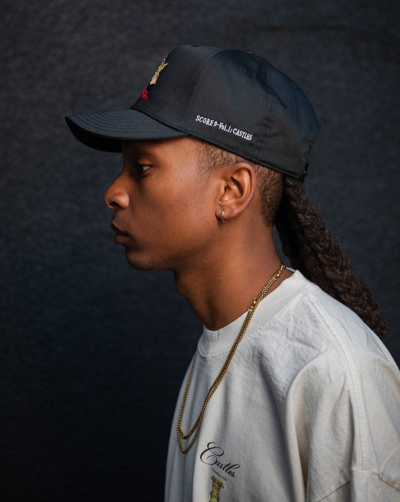 Pirate Castles Crown Hat (Black)
