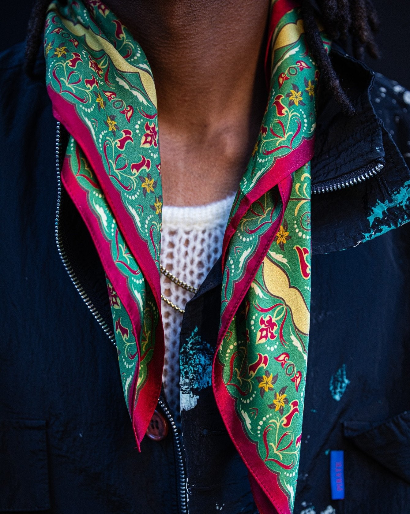 Pirate Castles Silk Bandana