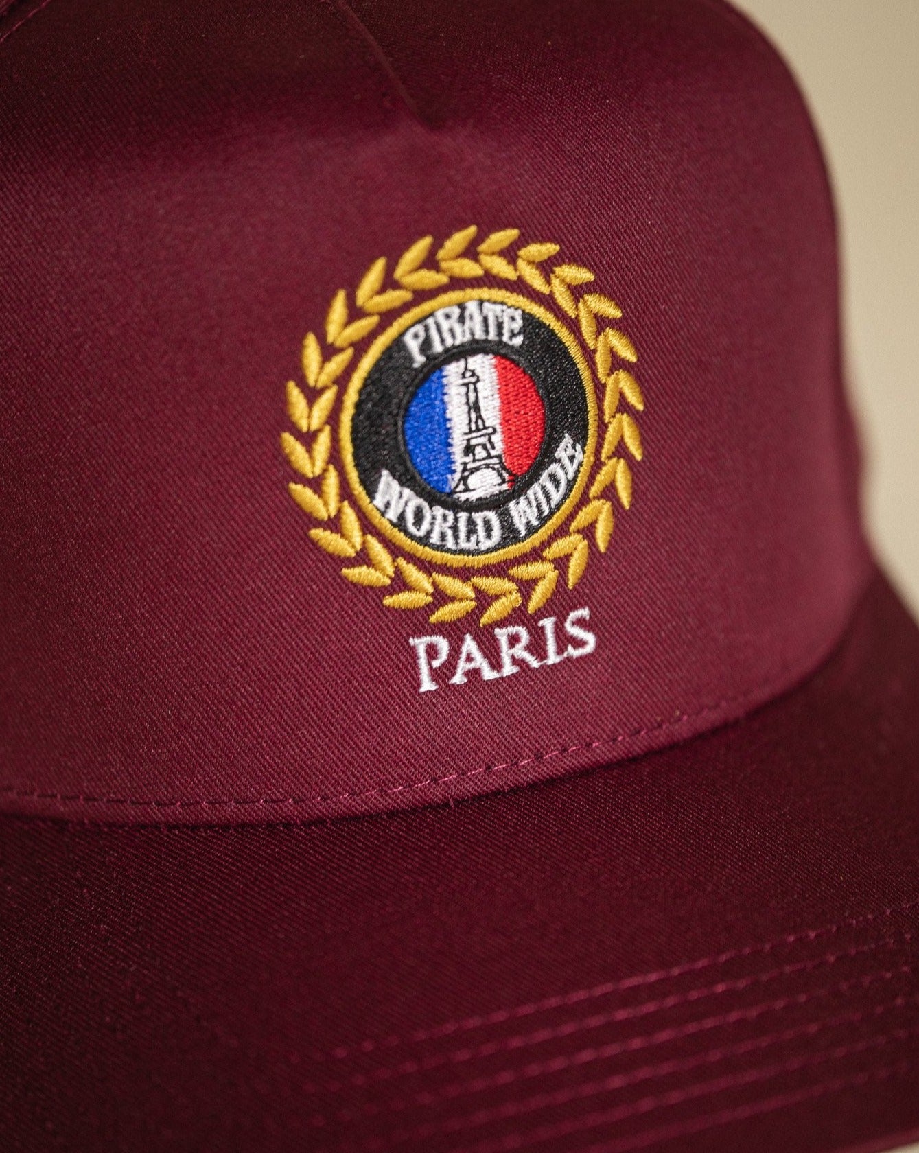 Pirate Paris Hat (Merlot)