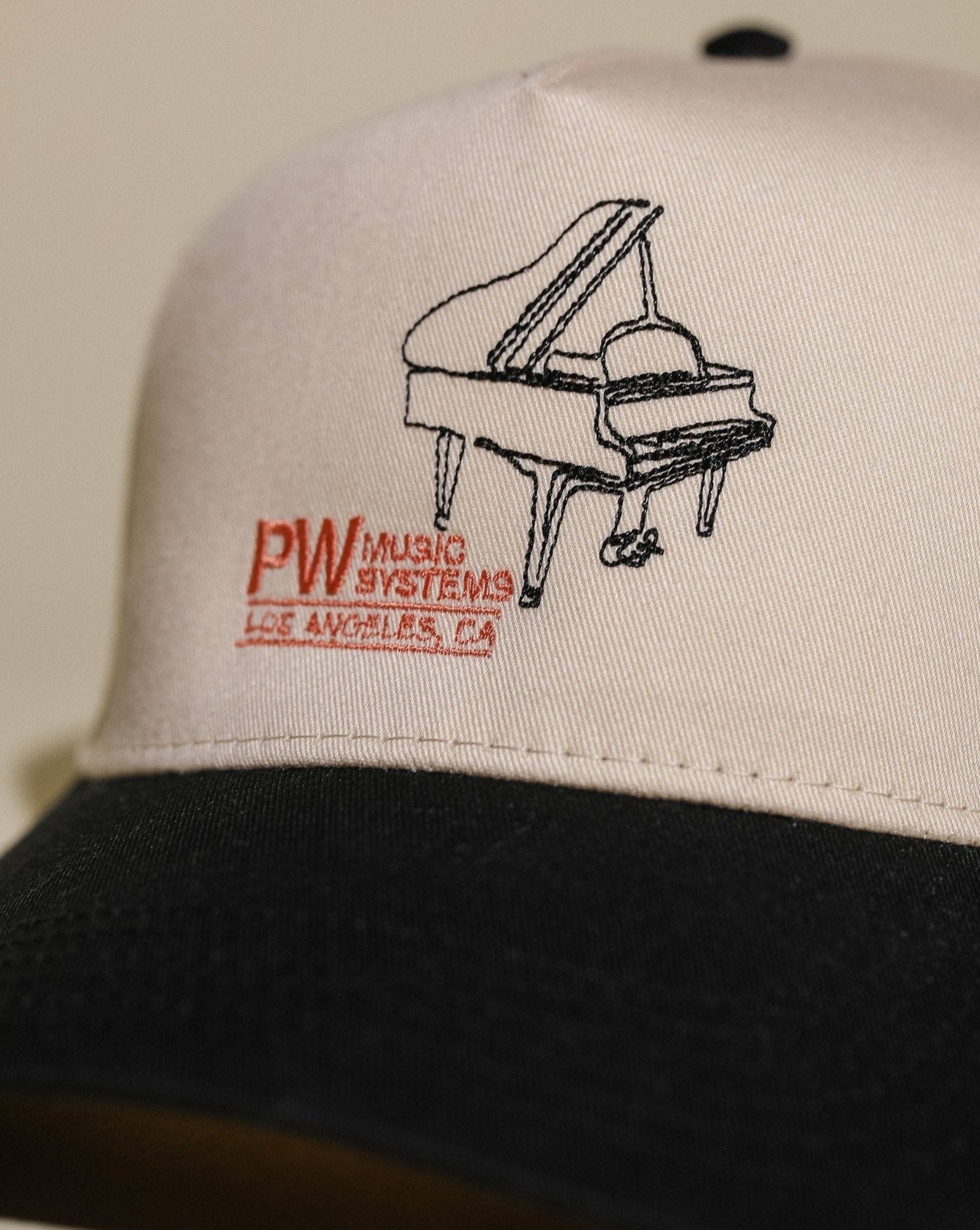 Pirate Piano Systems Hat (Cream/Black)