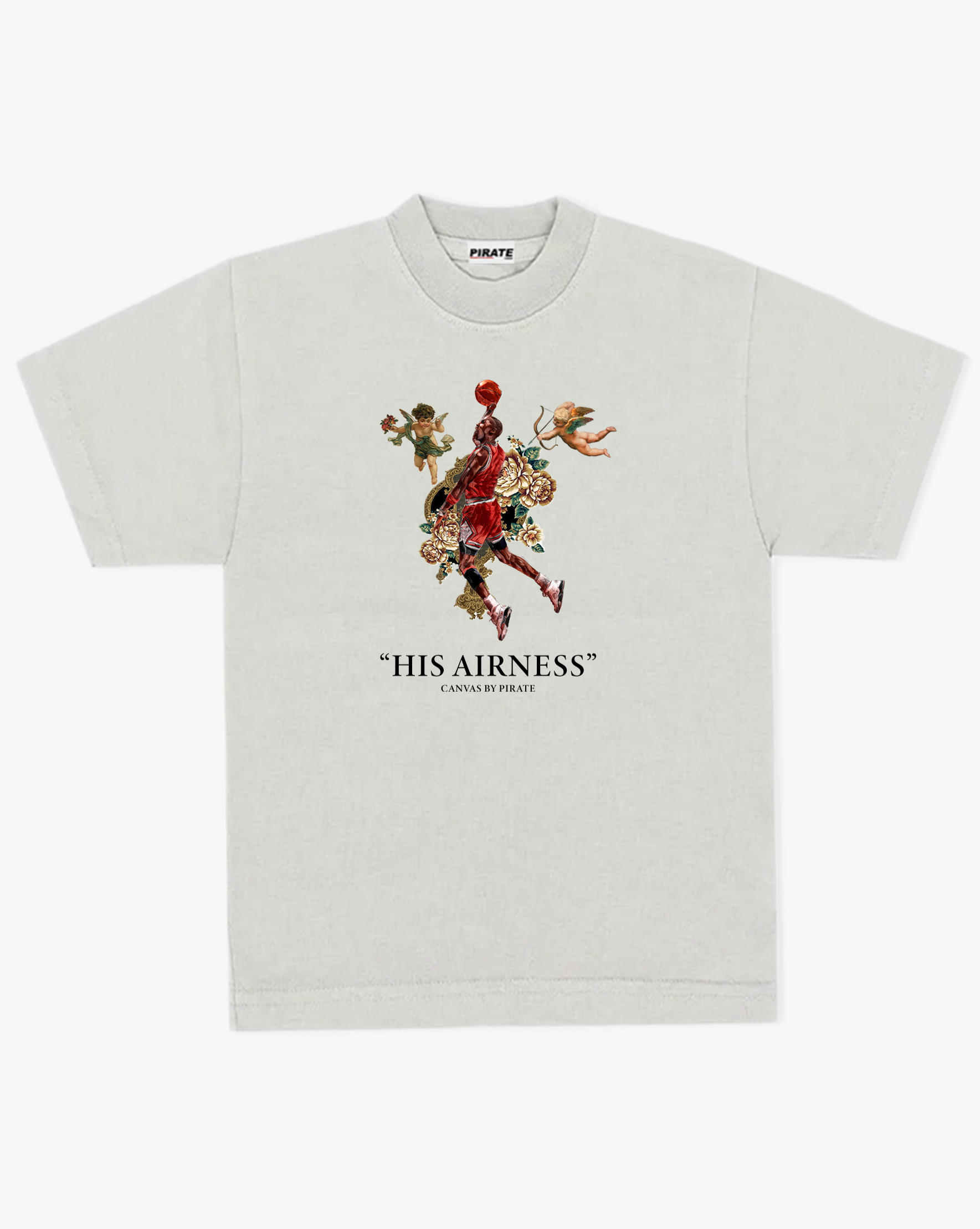 Pirate "His Airness" Angel Tee (Vintage White)