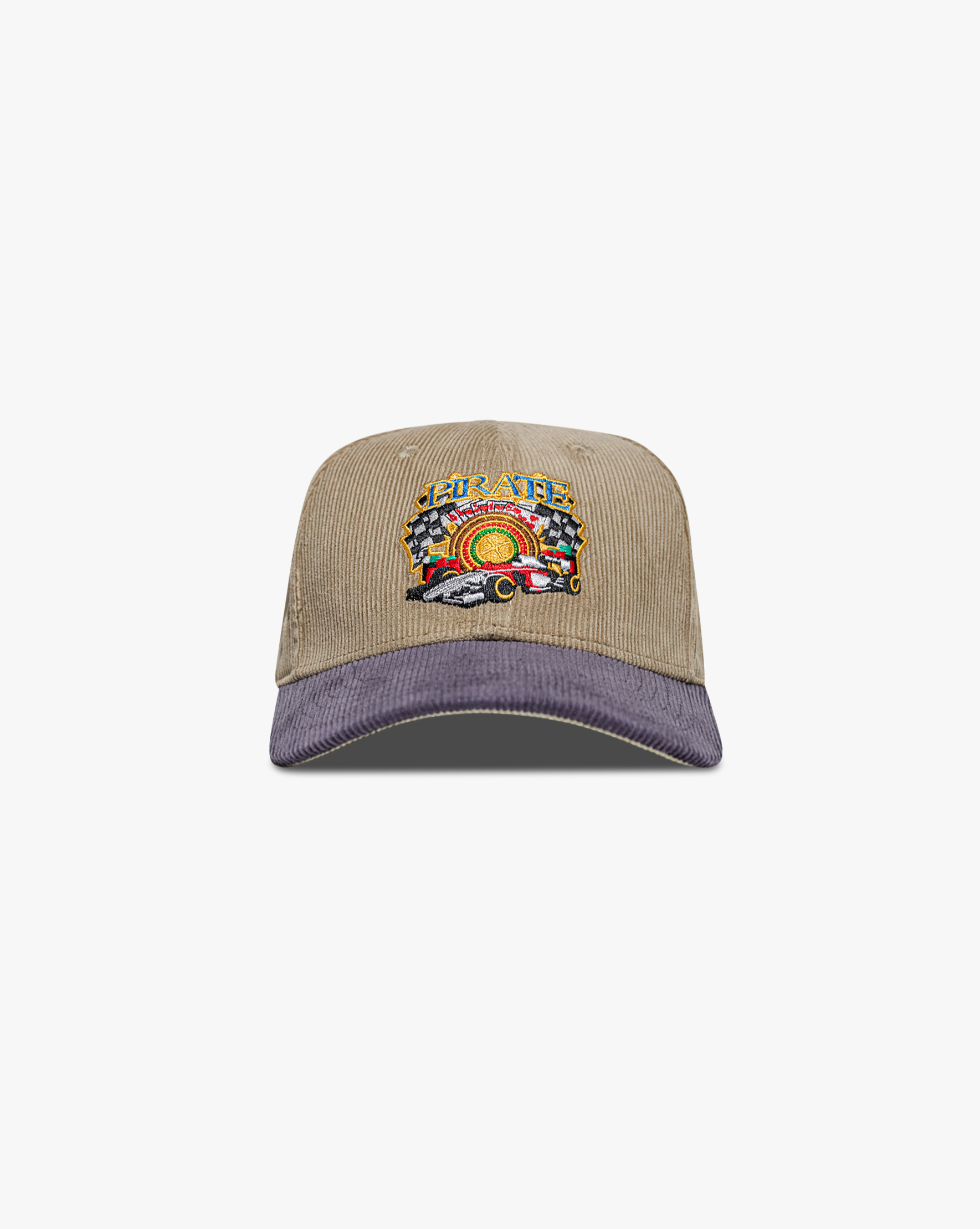 Pirate Racing Roulette Corduroy Hat (Beige/Oyster)