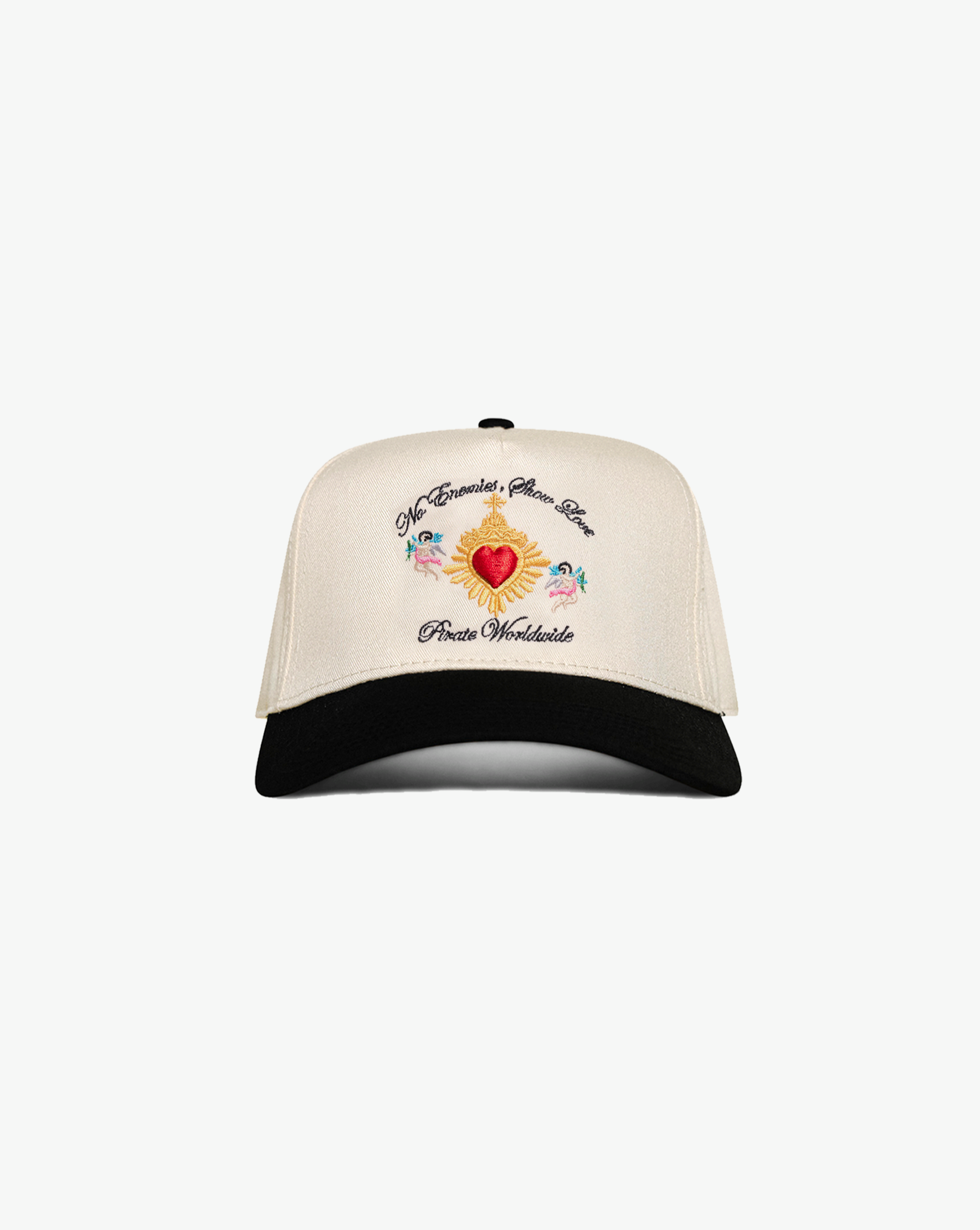 Pirate No Enemies, Show Love Hat (Cream/Black)
