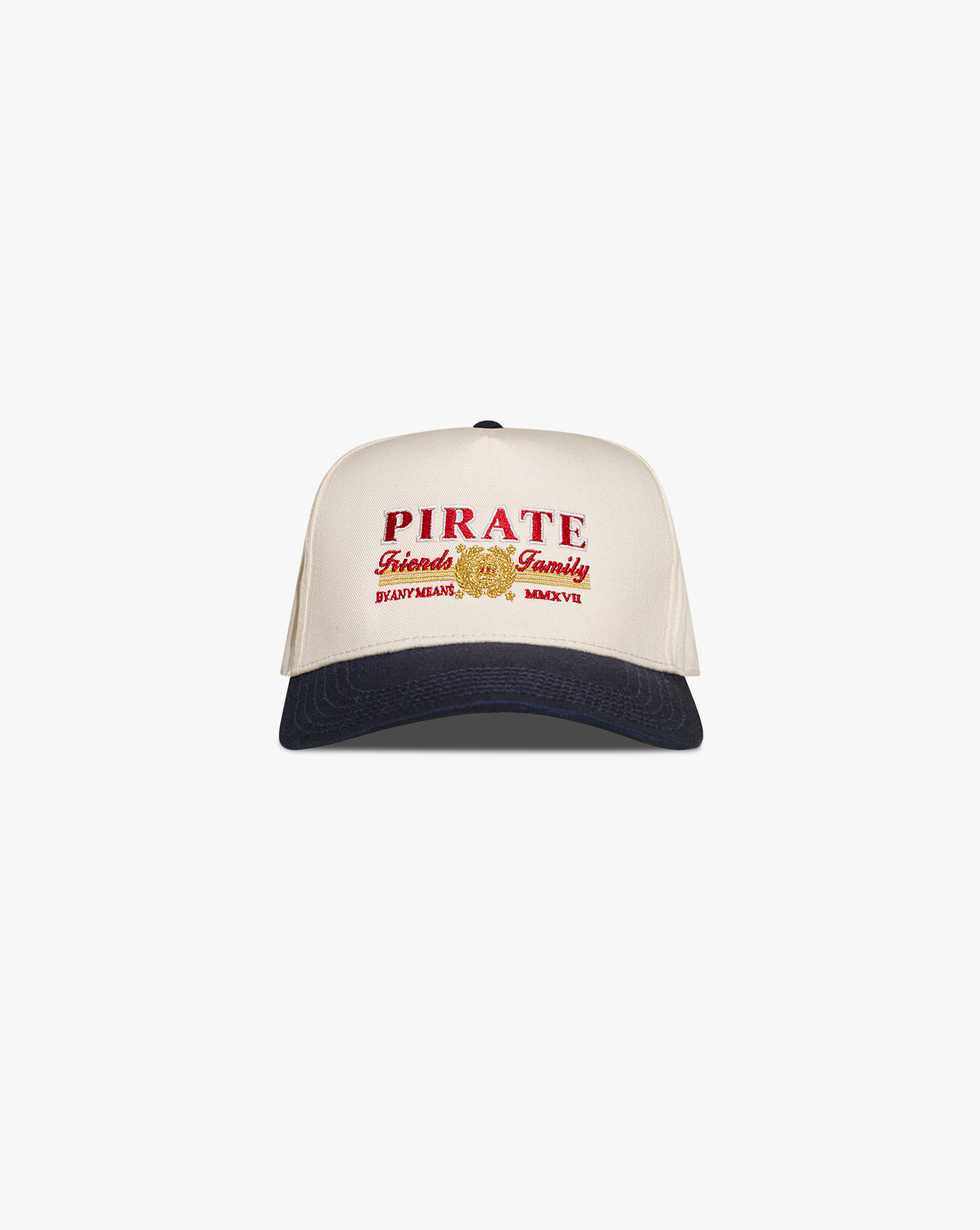 Pirate La Familia Hat (Cream/Navy)