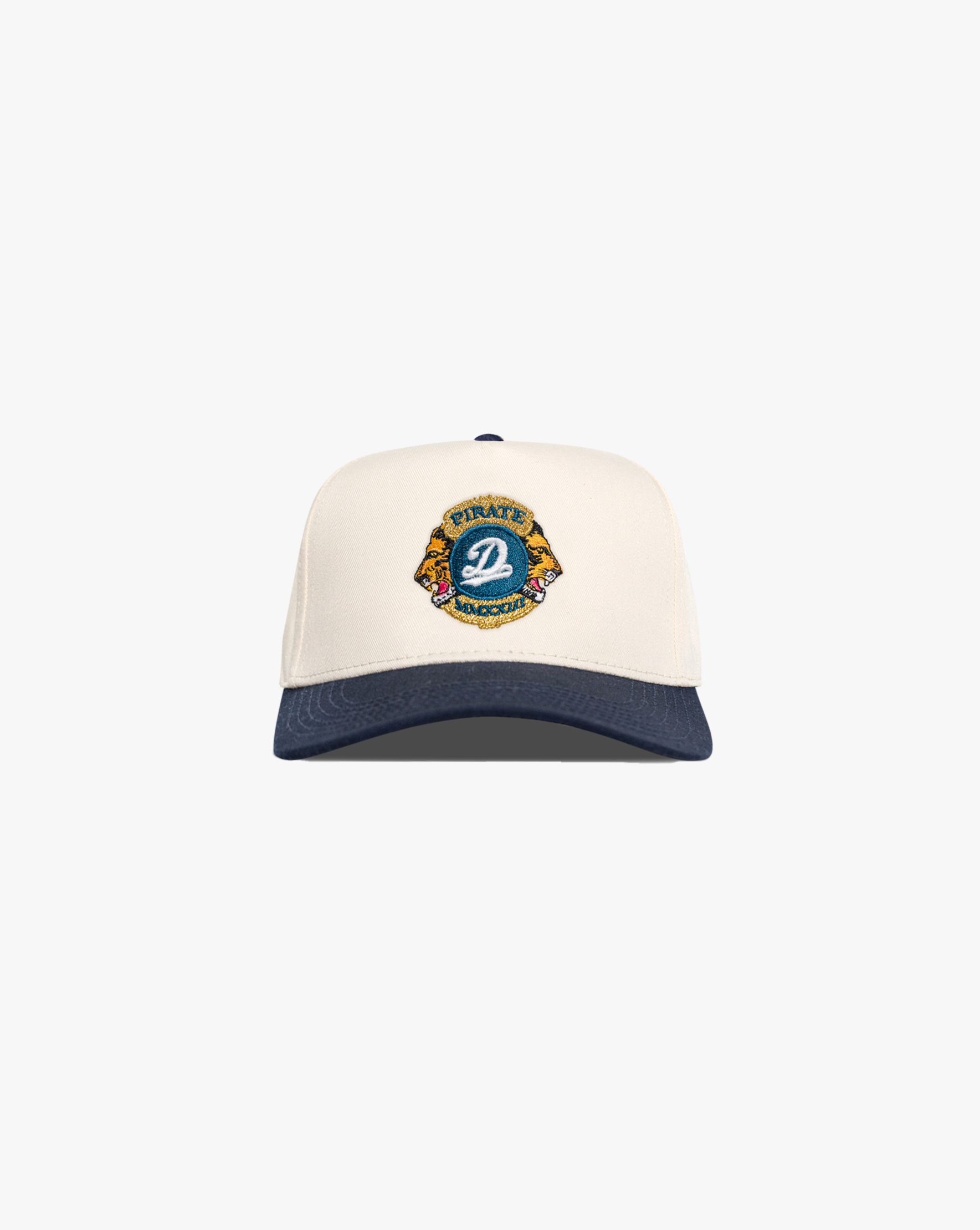 Dreamville by Pirate Two Headed Lion Hat (Cream/Navy)